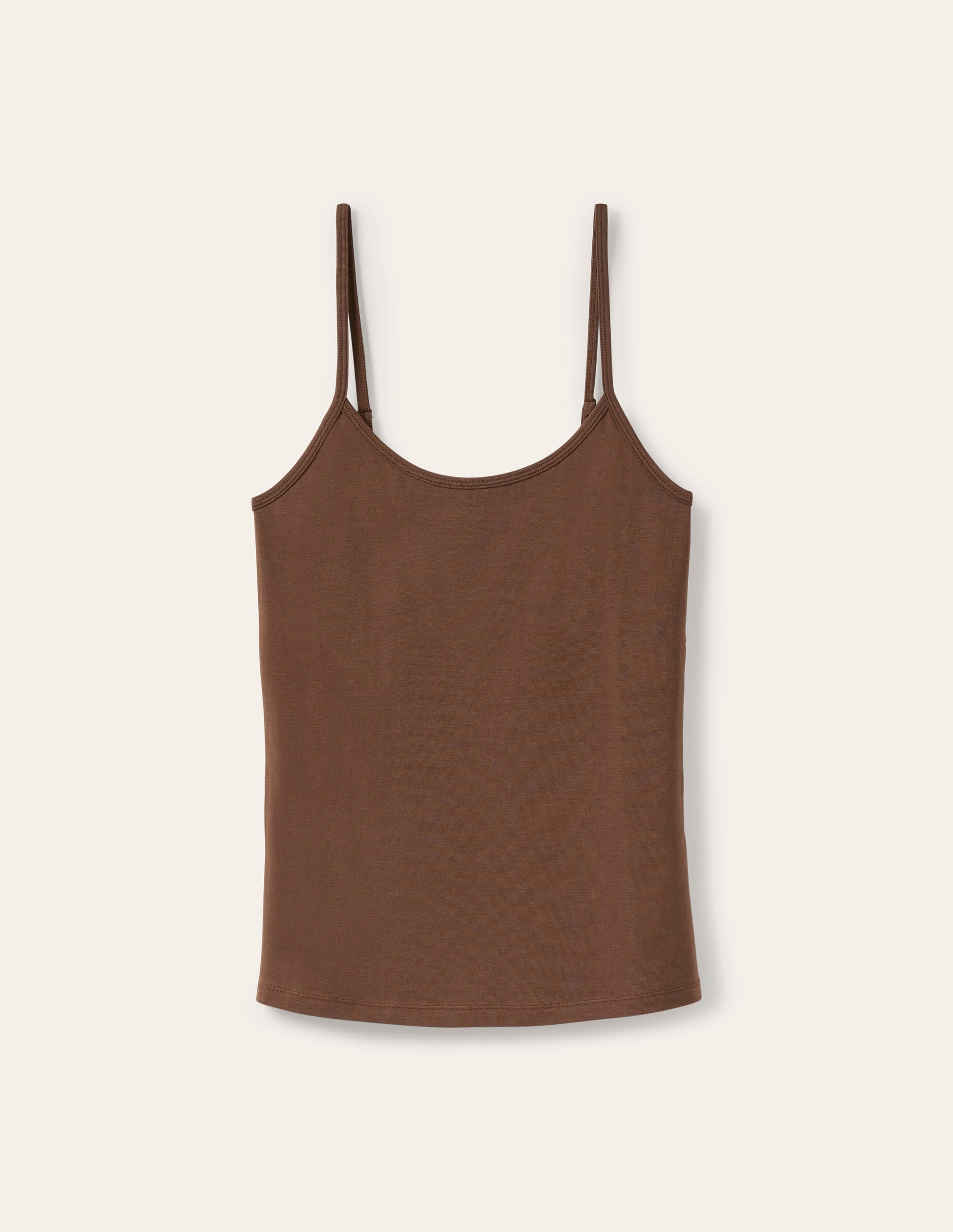 Plain Cami Top-Deep Brown - Image 10