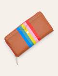 Wallet-Tan Multi Stripe