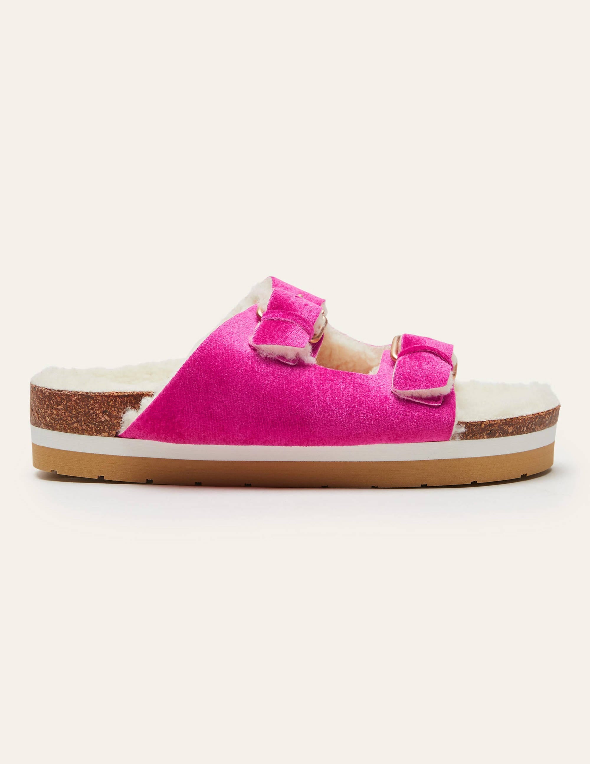 Cosy Slippers-Festival Pink Velvet - Image 2