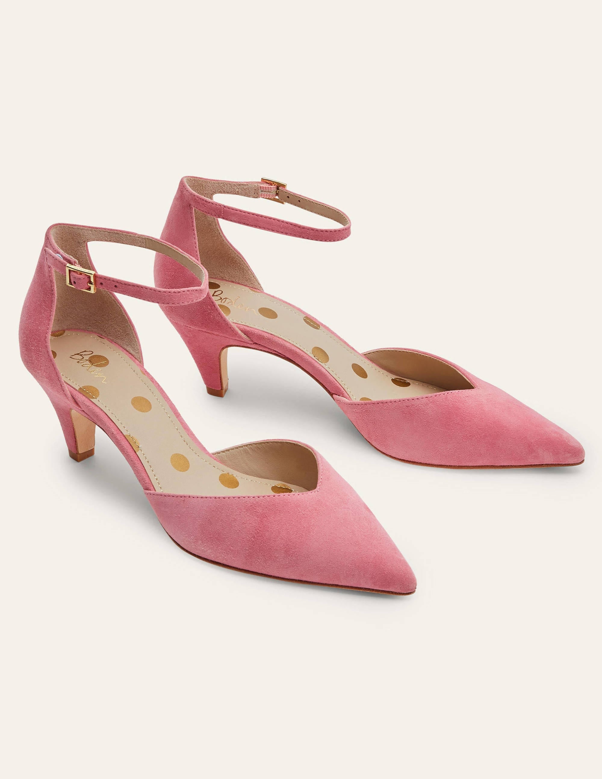 Ankle Strap Heels-Dusk Cloud Pink - Image 3