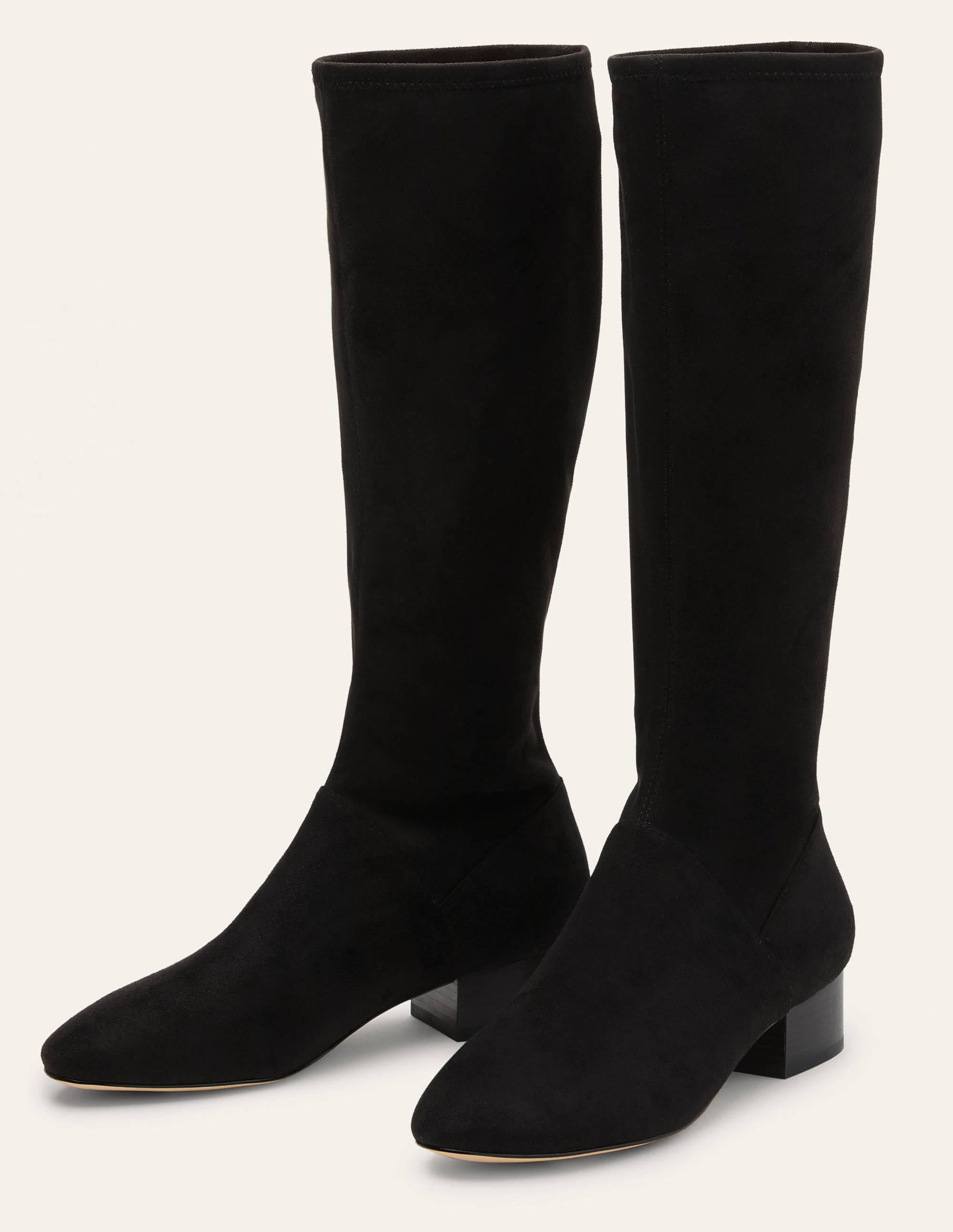Flat Stretch Boots-Black - Image 4