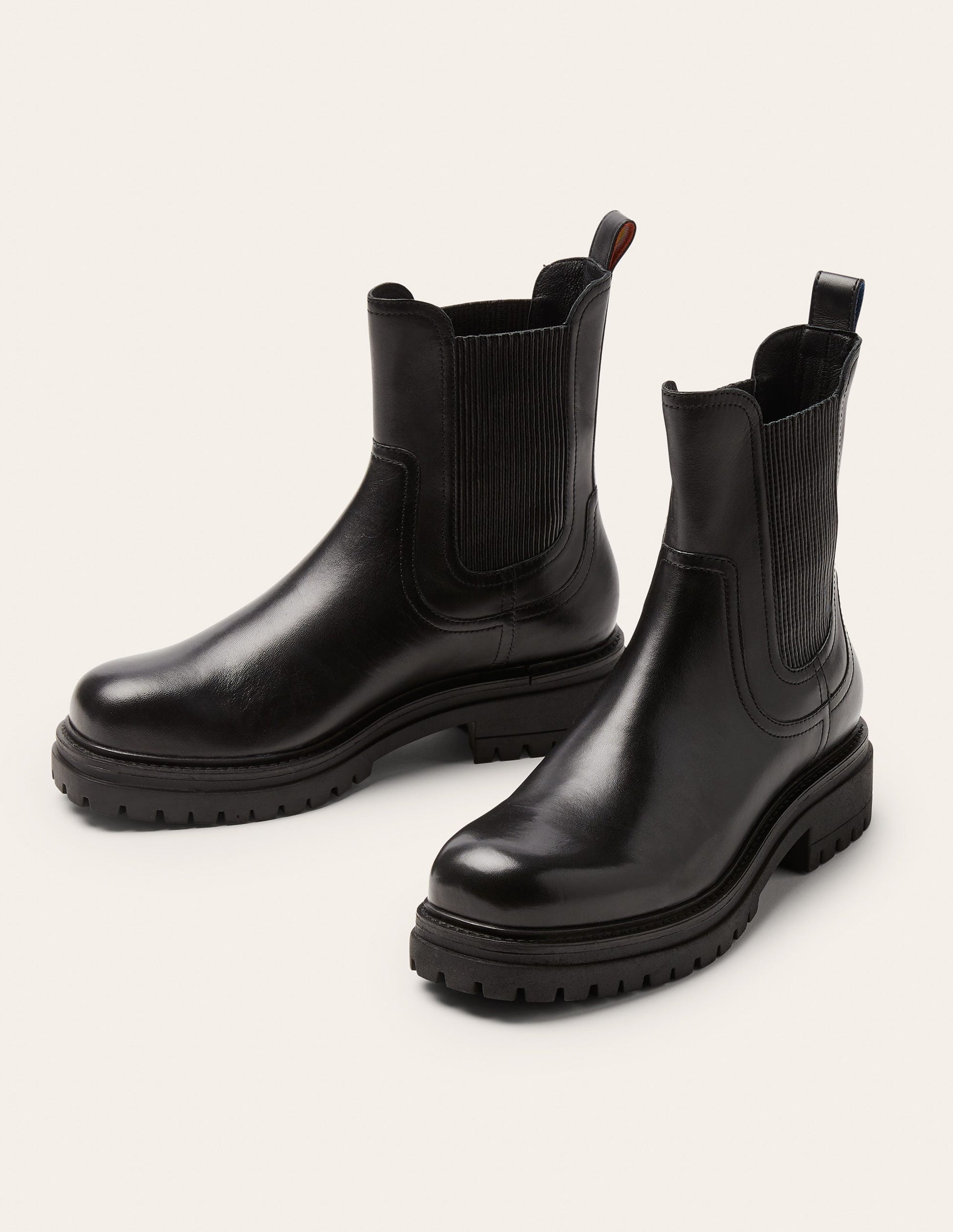 Chunky Chelsea Boots-Black-2