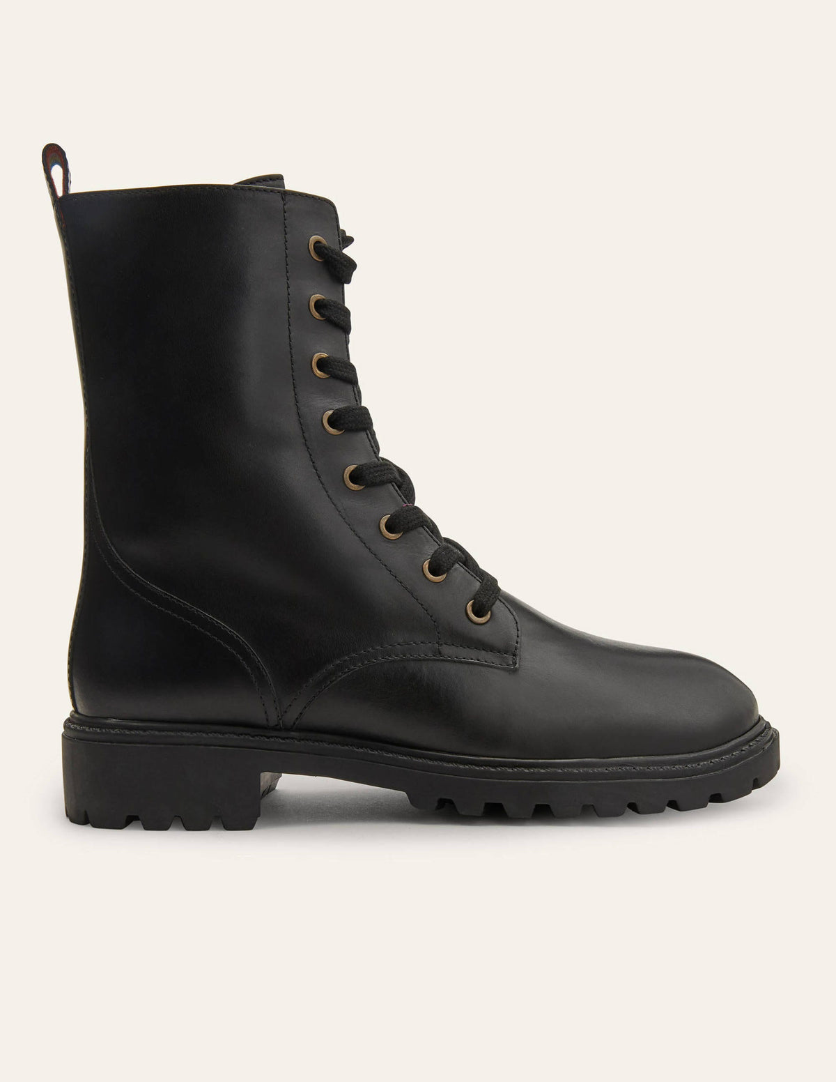 Lace-up Boots-Black-2