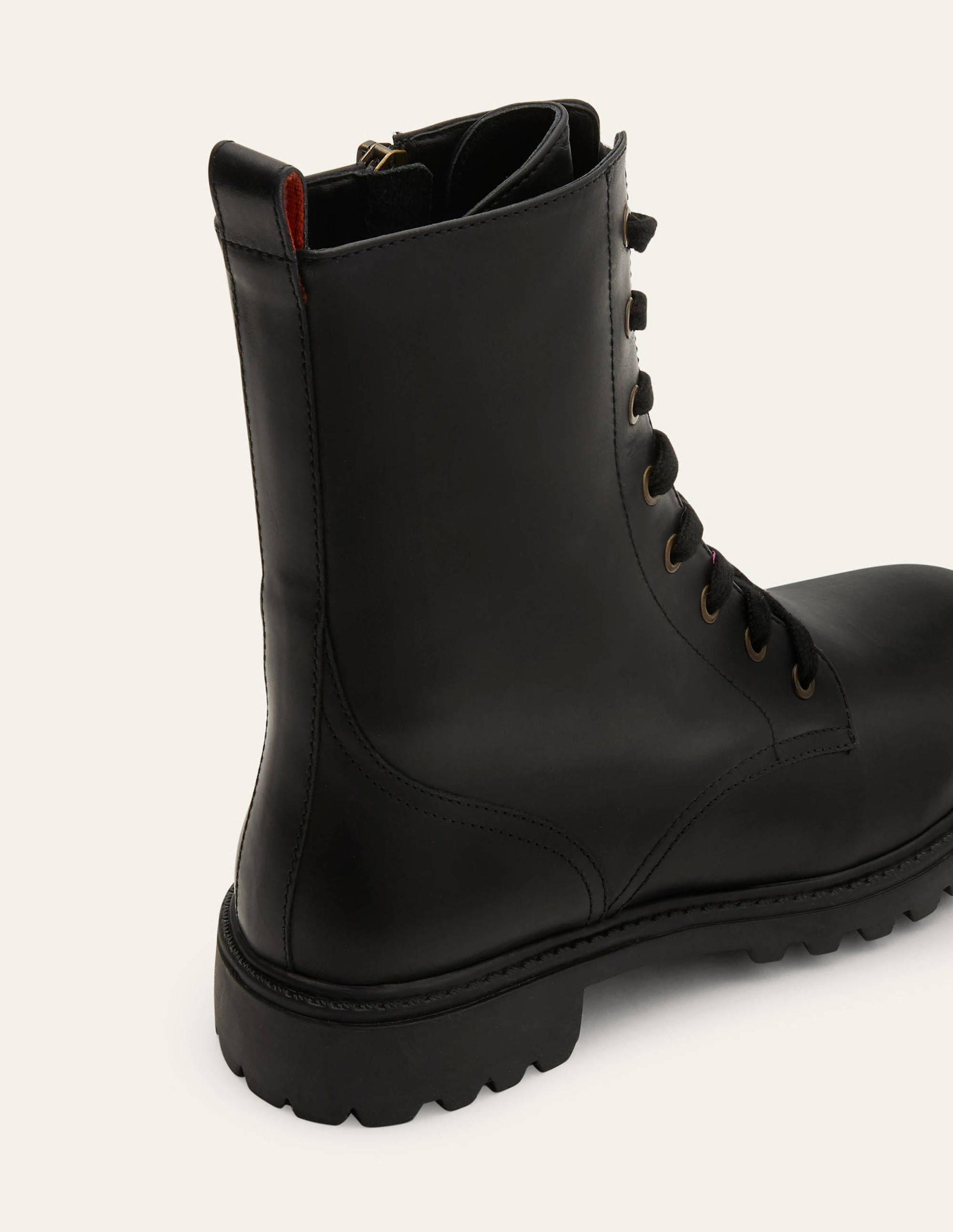 Lace-up Boots-Black-4