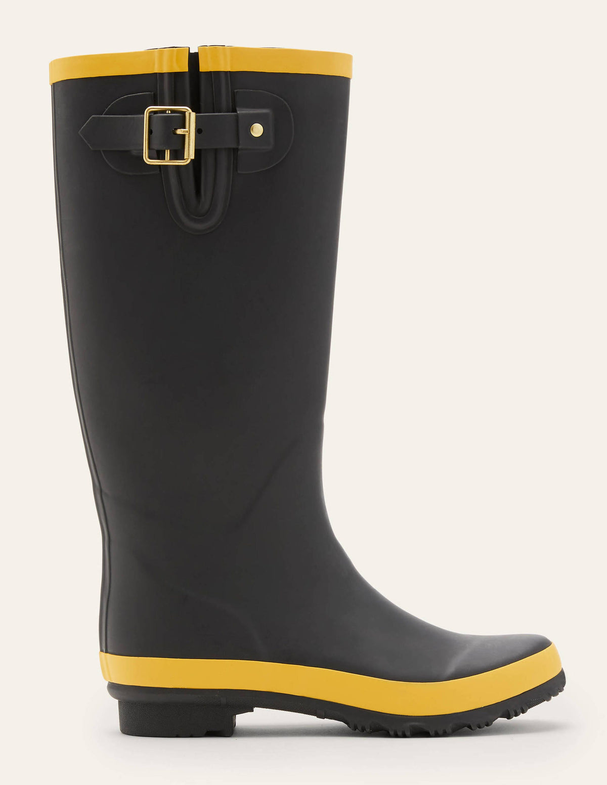 Wellington Boots-Black/Honey Gold - Image 4
