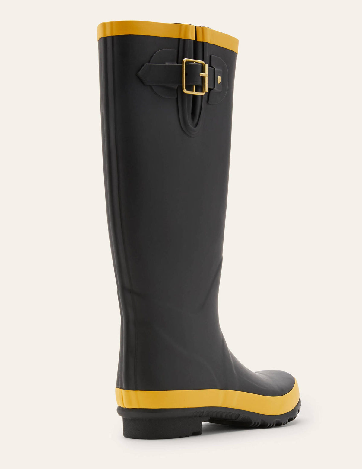 Wellington Boots-Black/Honey Gold-6