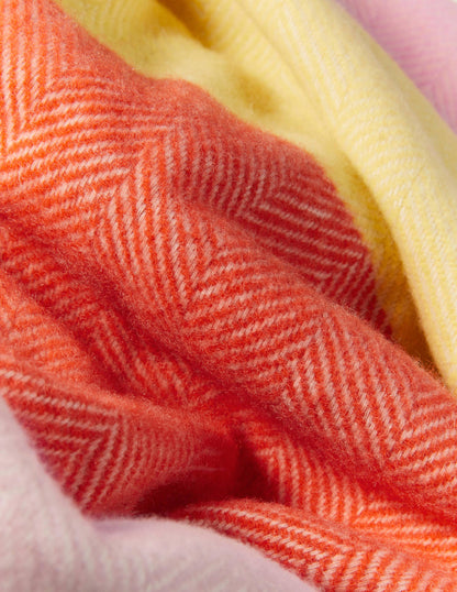 Woven Wool Scarf-Multi Stripe-2