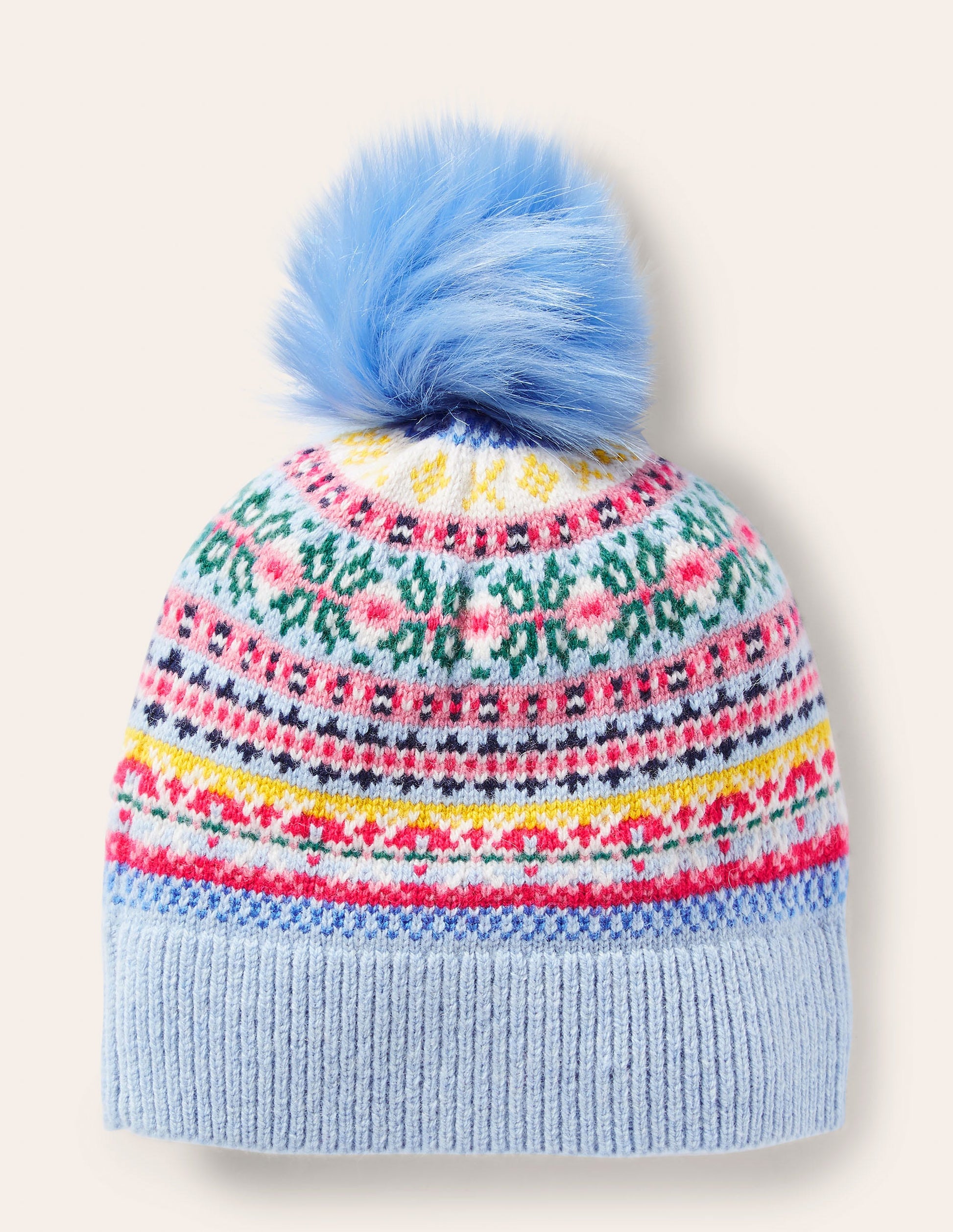 Fair Isle Hat-Frost-1