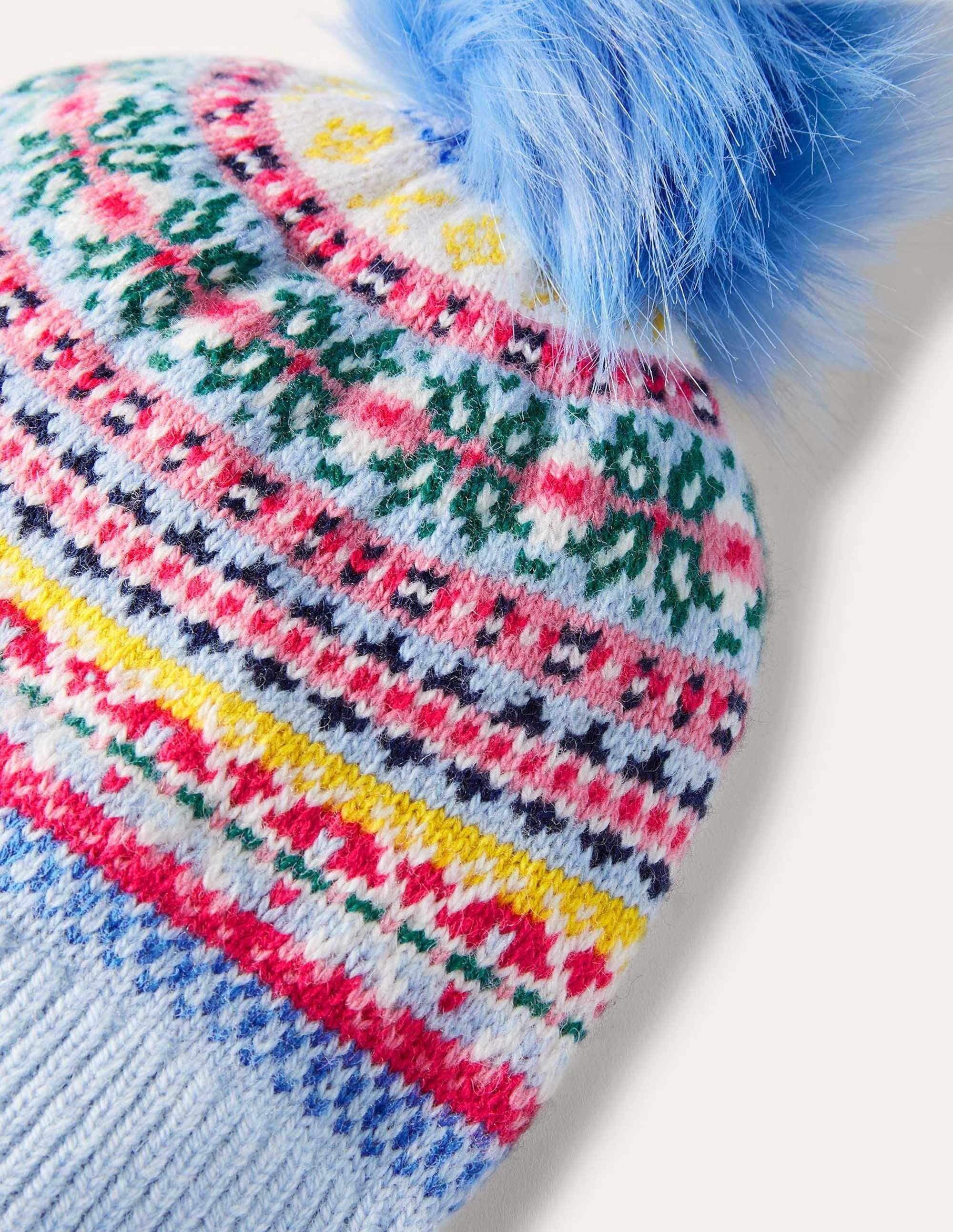 Fair Isle Hat-Frost - Image 2