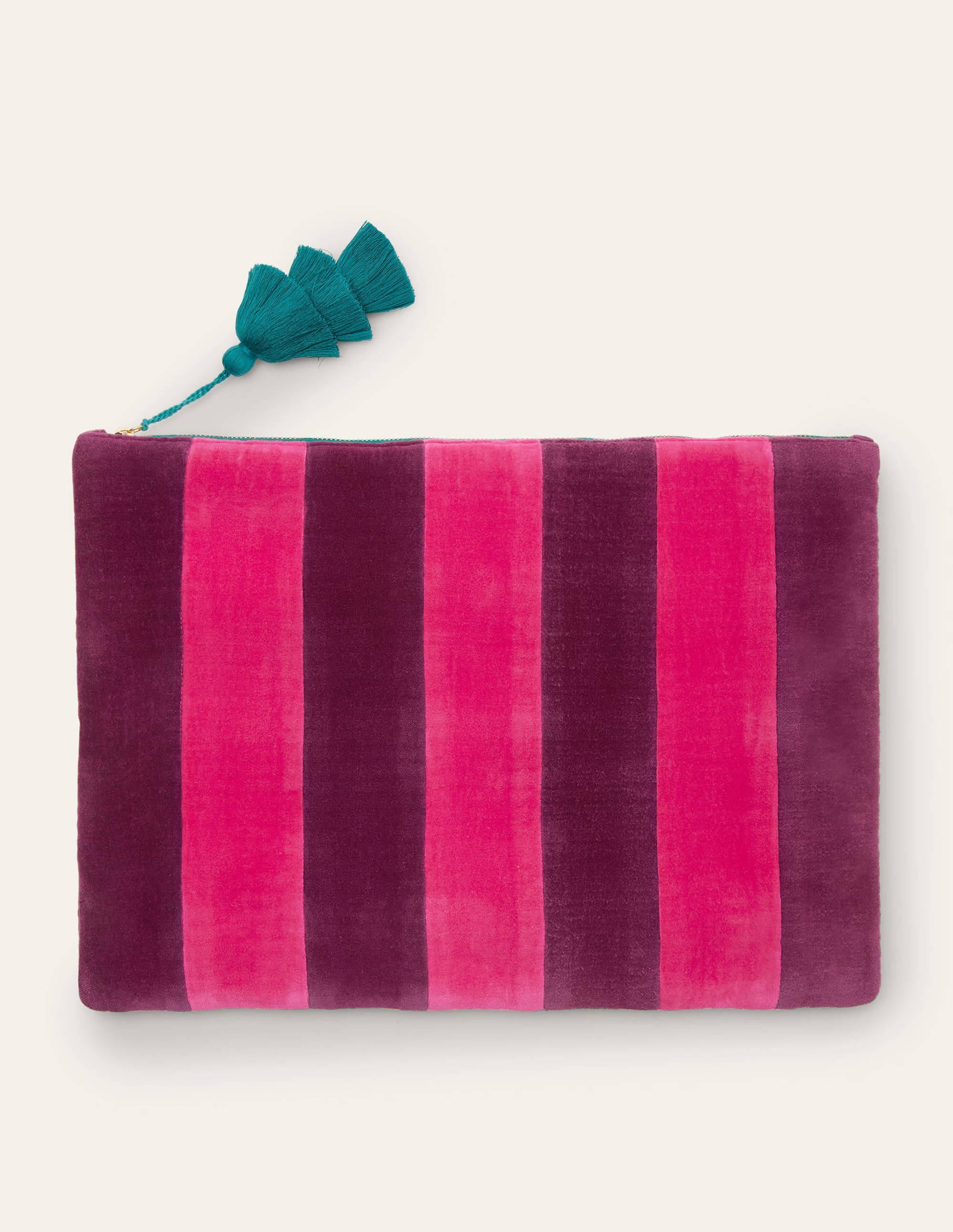 Velvet Laptop Pouch-Festival Pink/Wine - Image 3