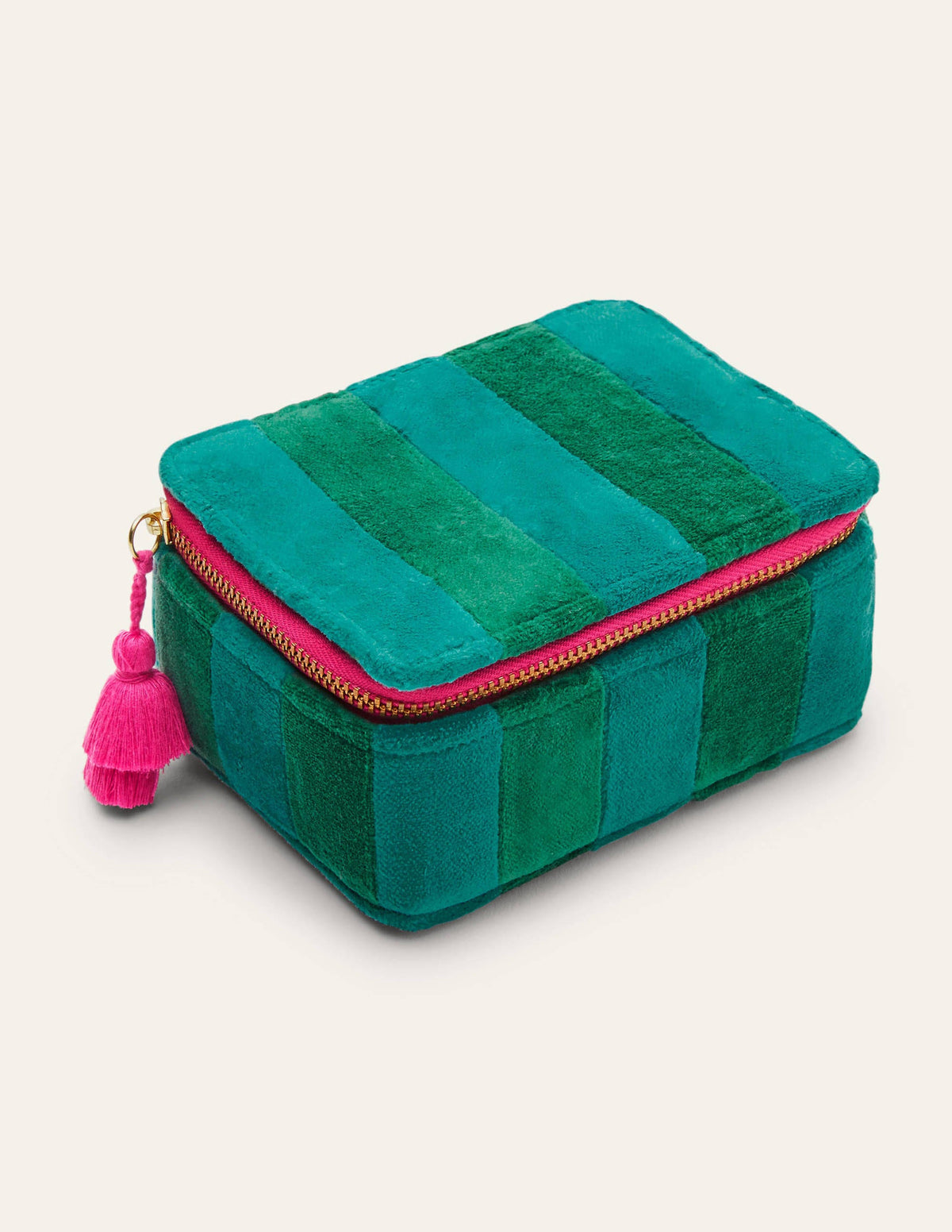 Velvet Trinket Box-Sail/Forest - Image 2