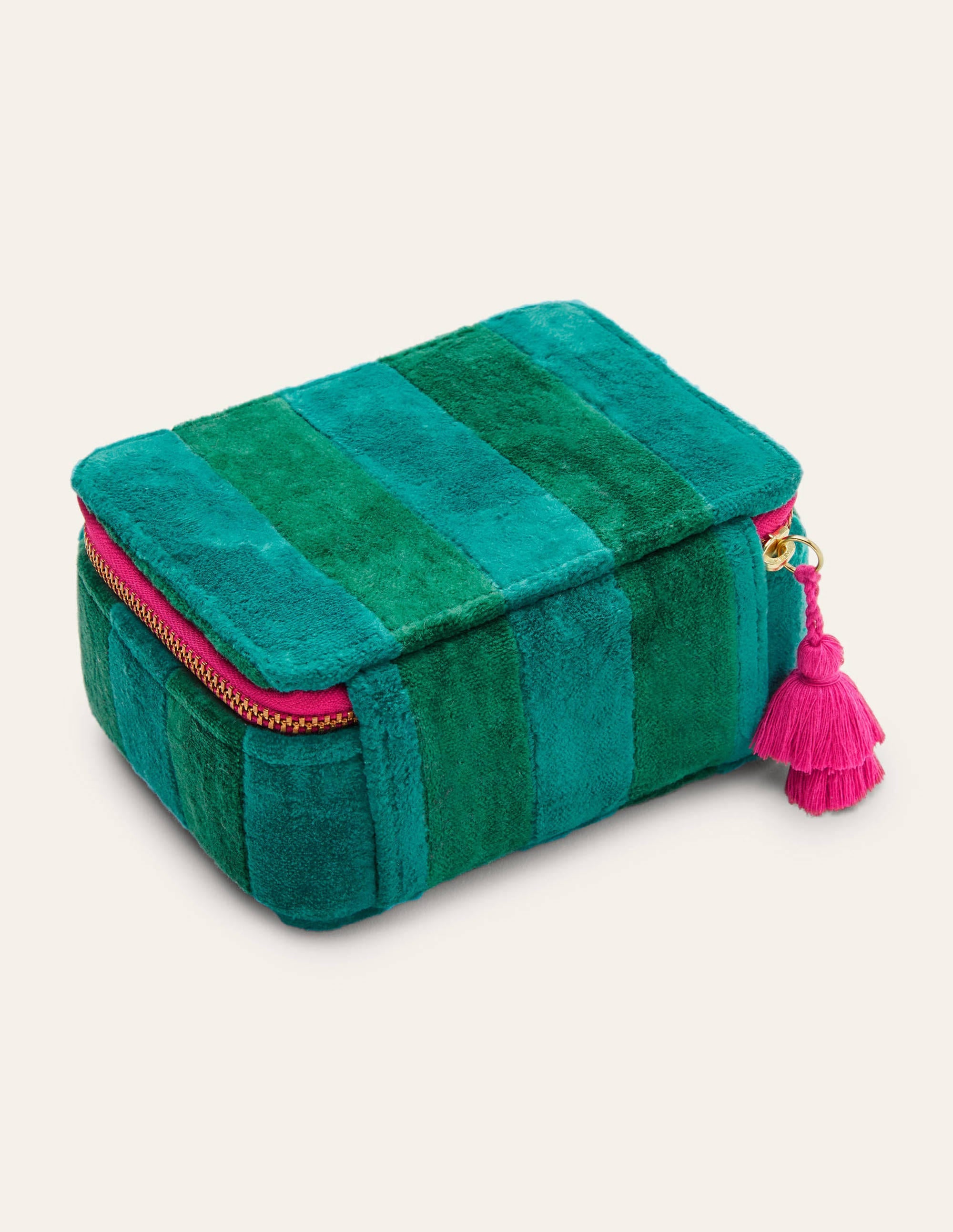 Velvet Trinket Box-Sail/Forest - Image 3
