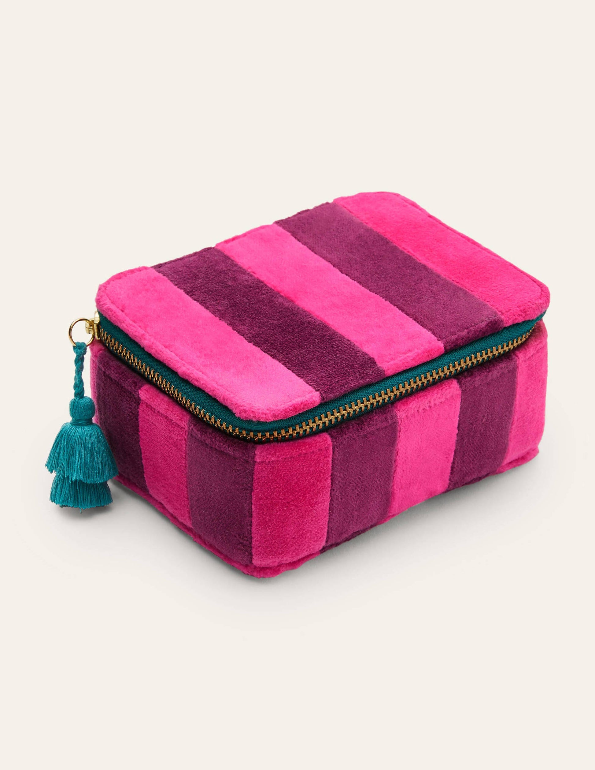 Velvet Trinket Box-Festival Pink/Wine-2