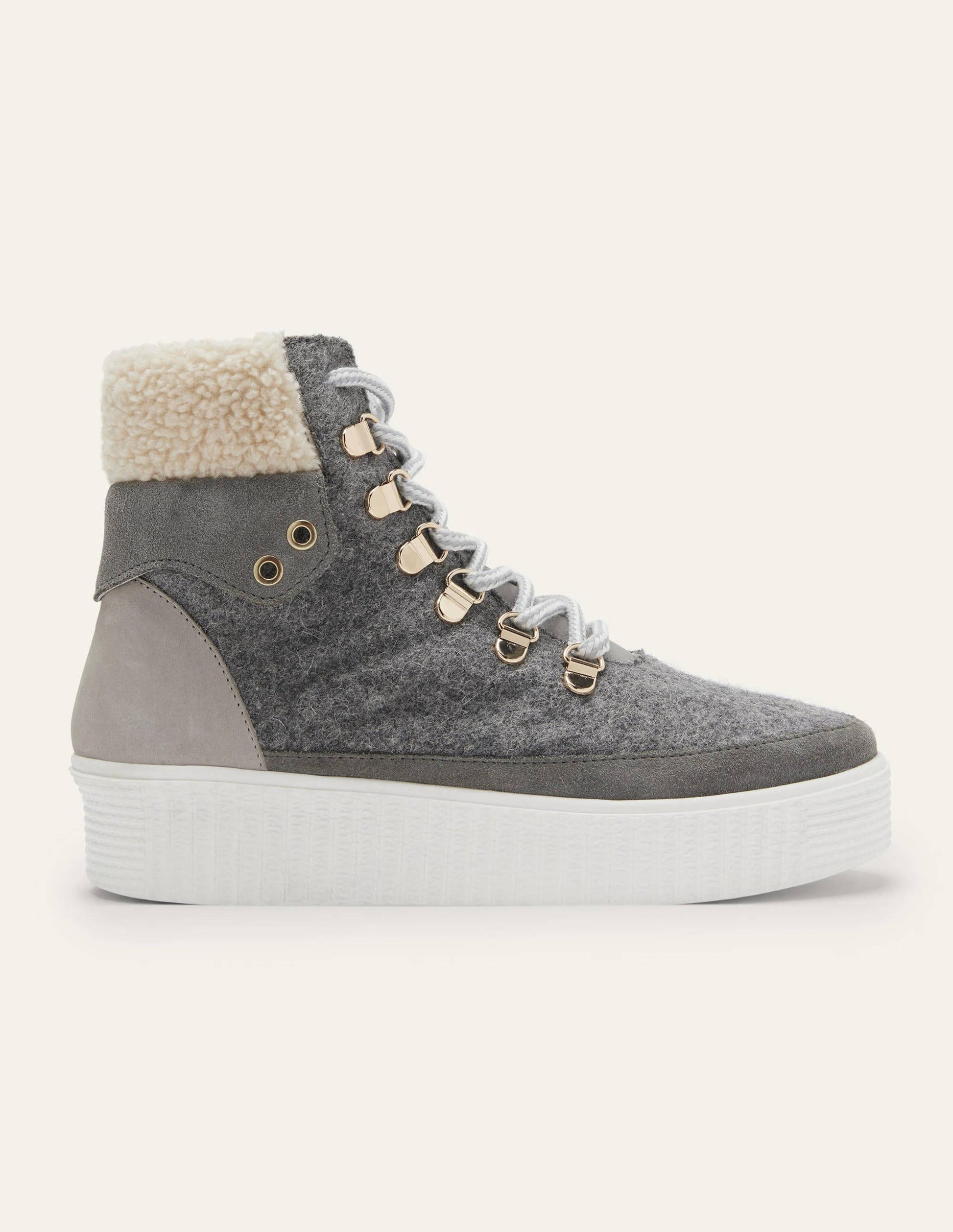 Laura Trend Hiking Boots-Grey Marl-2