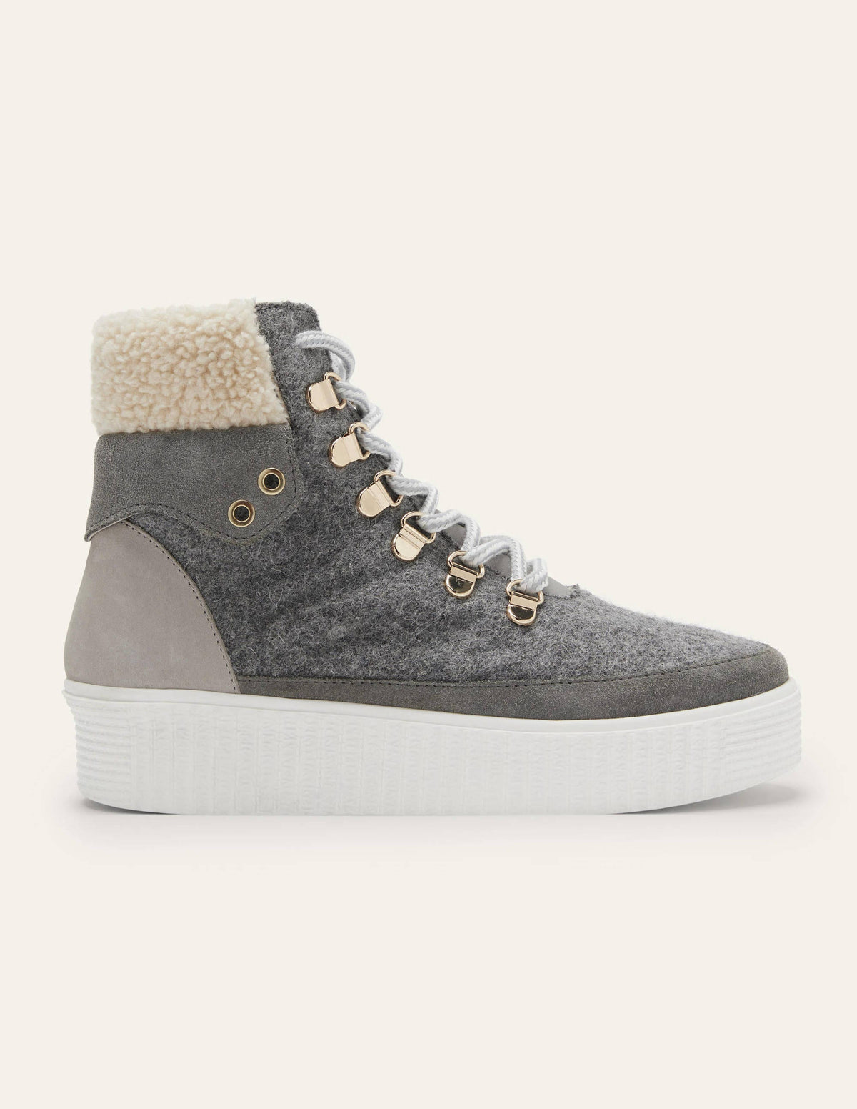 Laura Trend Hiking Boots-Grey Marl - Image 2