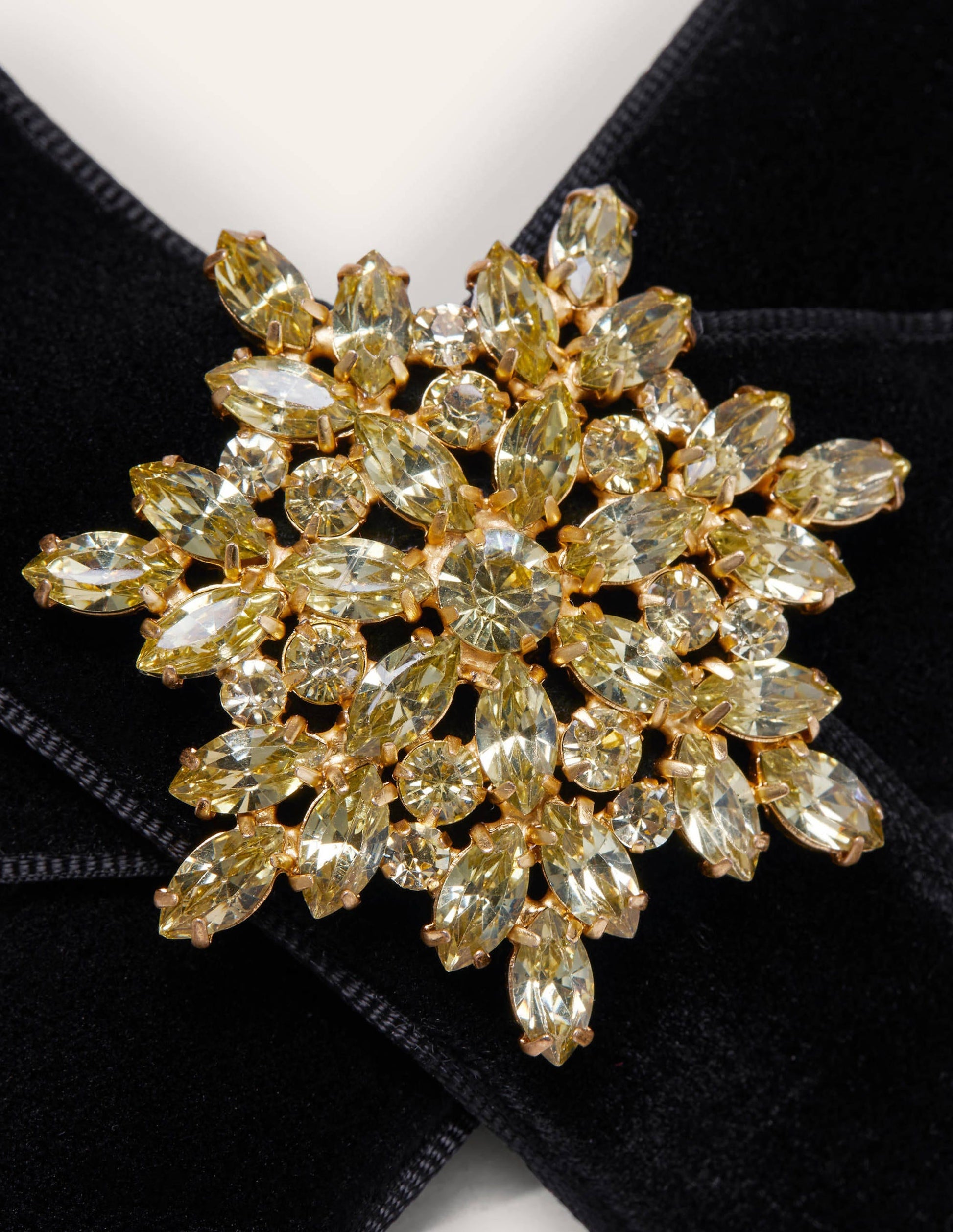 Velvet Bow Hair Clip-Black-2