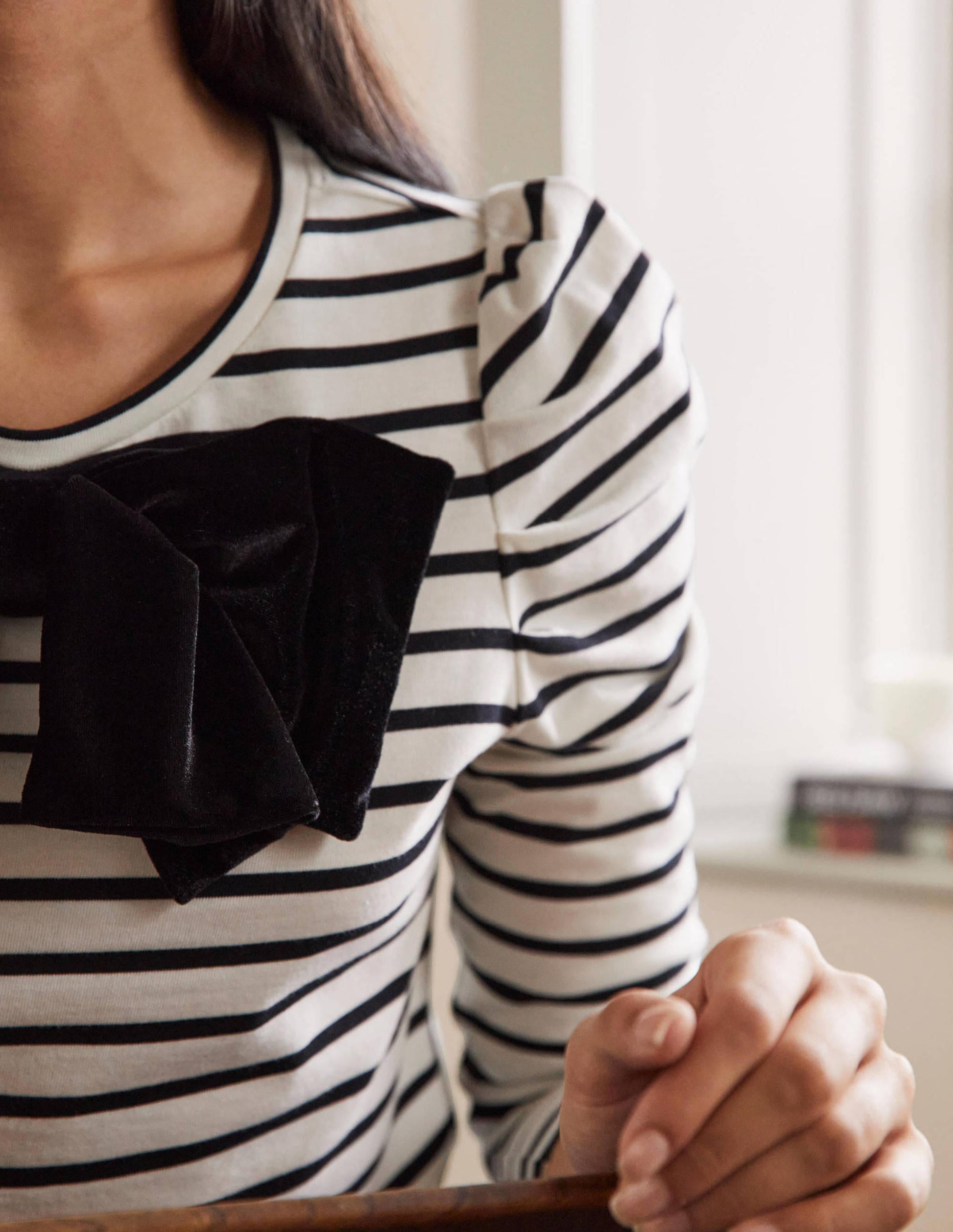 Imogen Breton-Ivory/ Black Bow-2