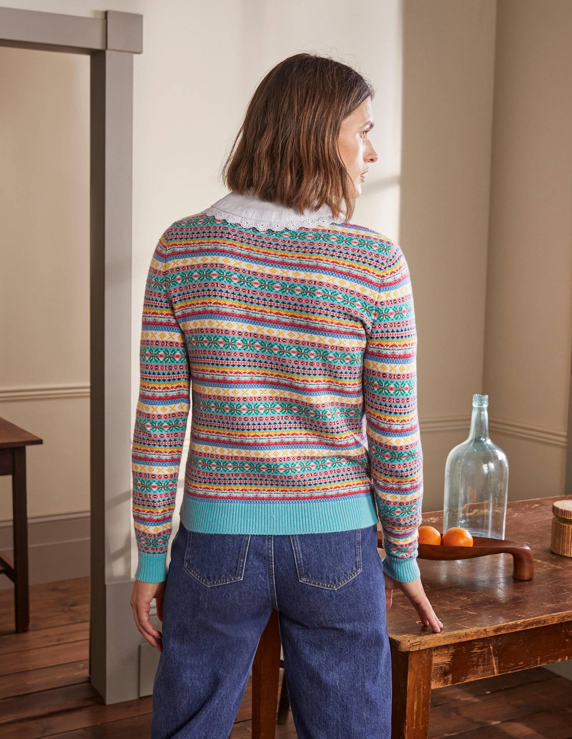 Fair Isle Jumper-Multi Heritage - Image 3