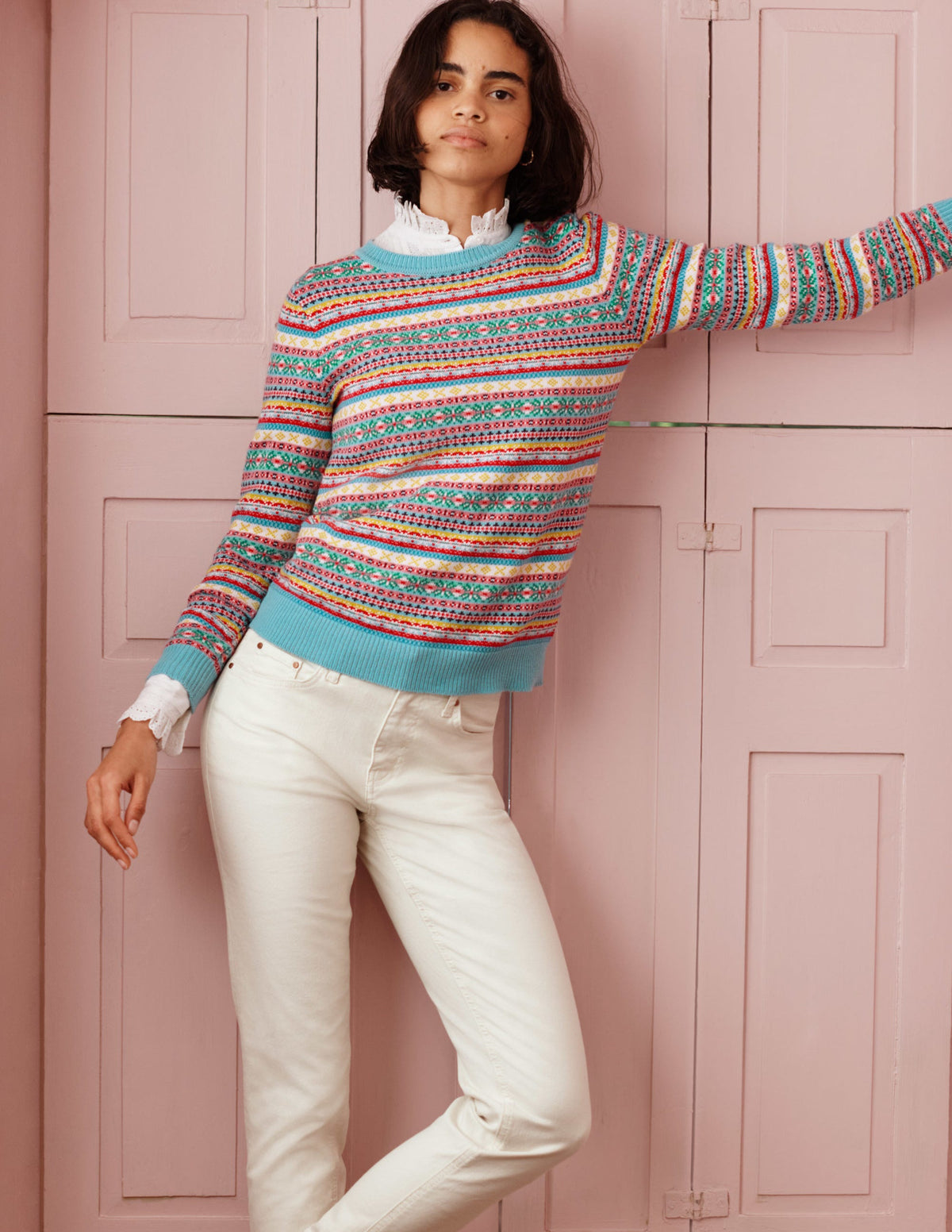 Fair Isle Jumper-Multi Heritage - Image 5