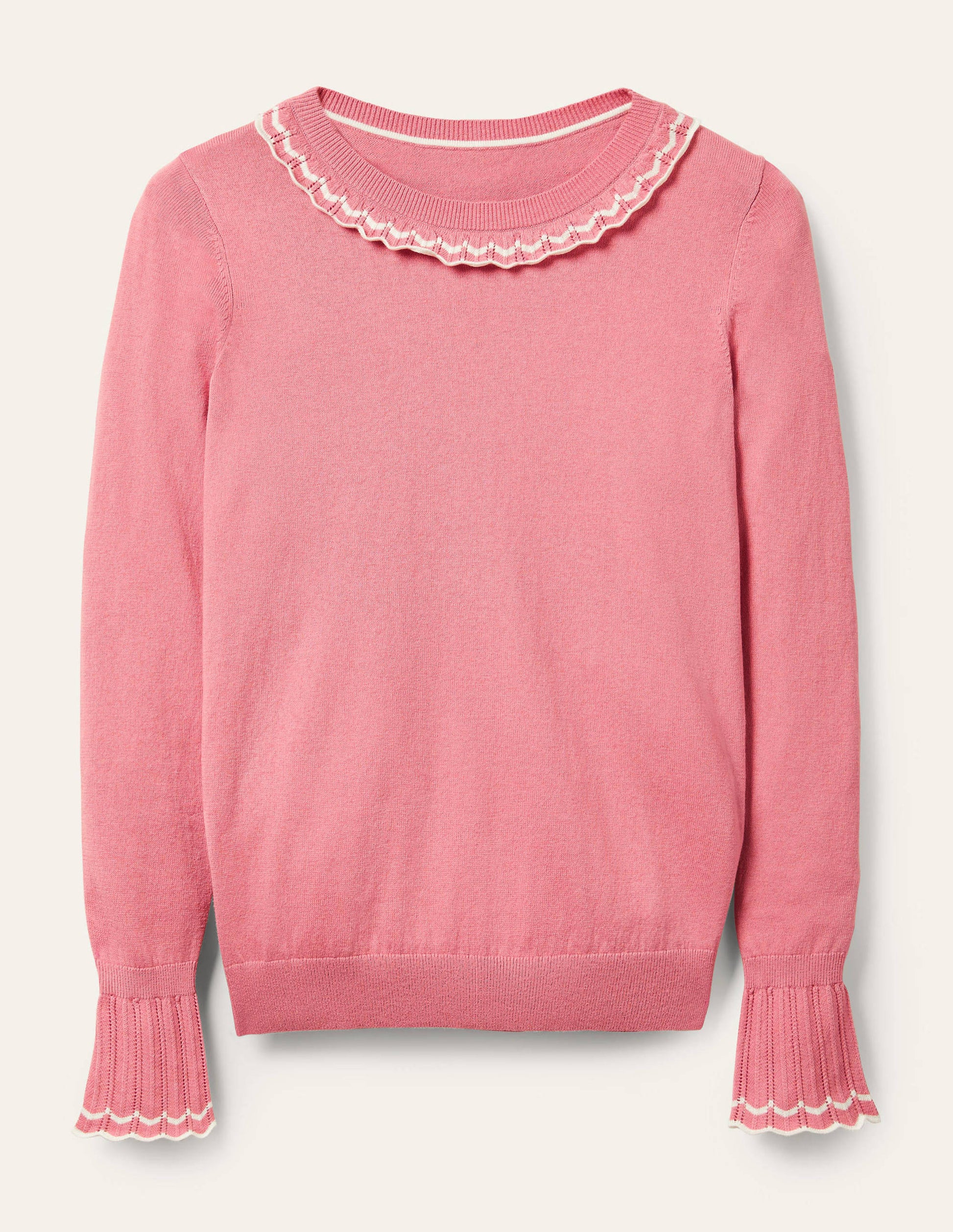 Aimee Pointelle Jumper-Formica Pink-6