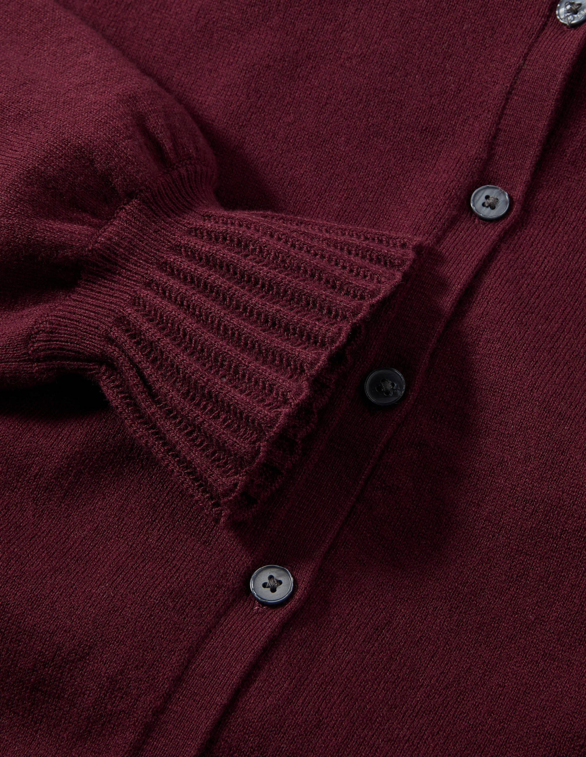 Frederica Pointelle Cardigan-Deep Wisteria - Image 6