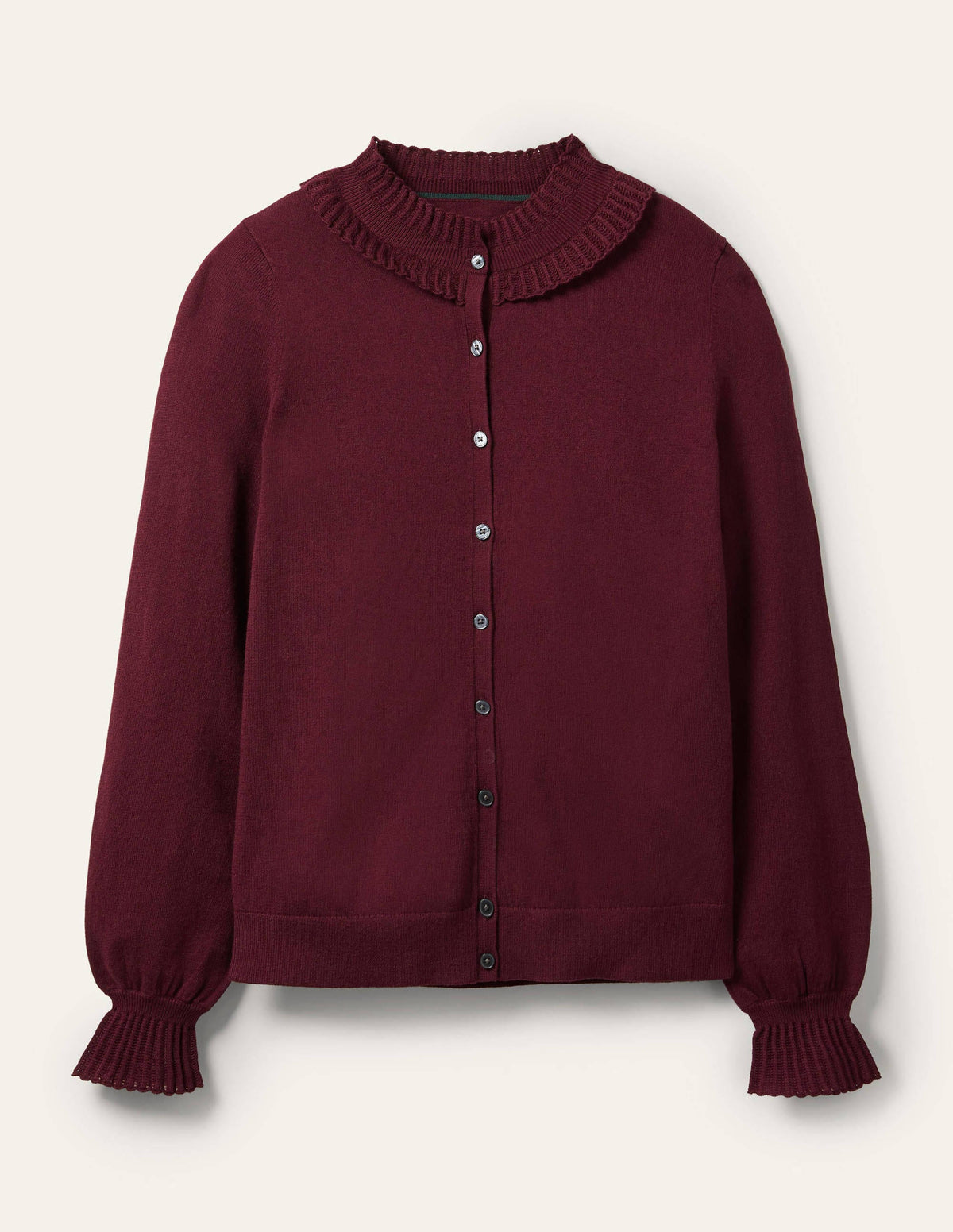 Frederica Pointelle Cardigan-Deep Wisteria-8