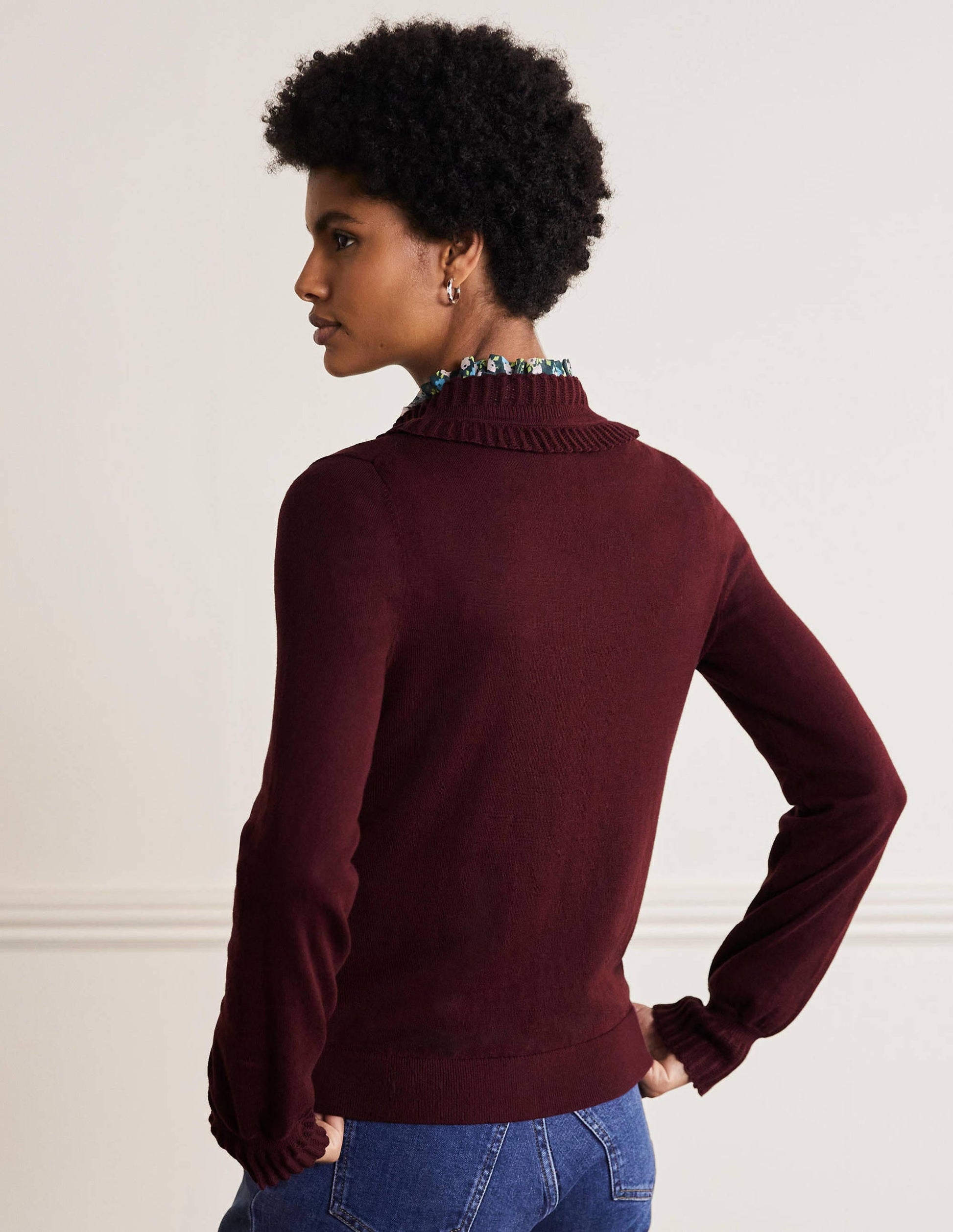 Frederica Pointelle Cardigan-Deep Wisteria-3