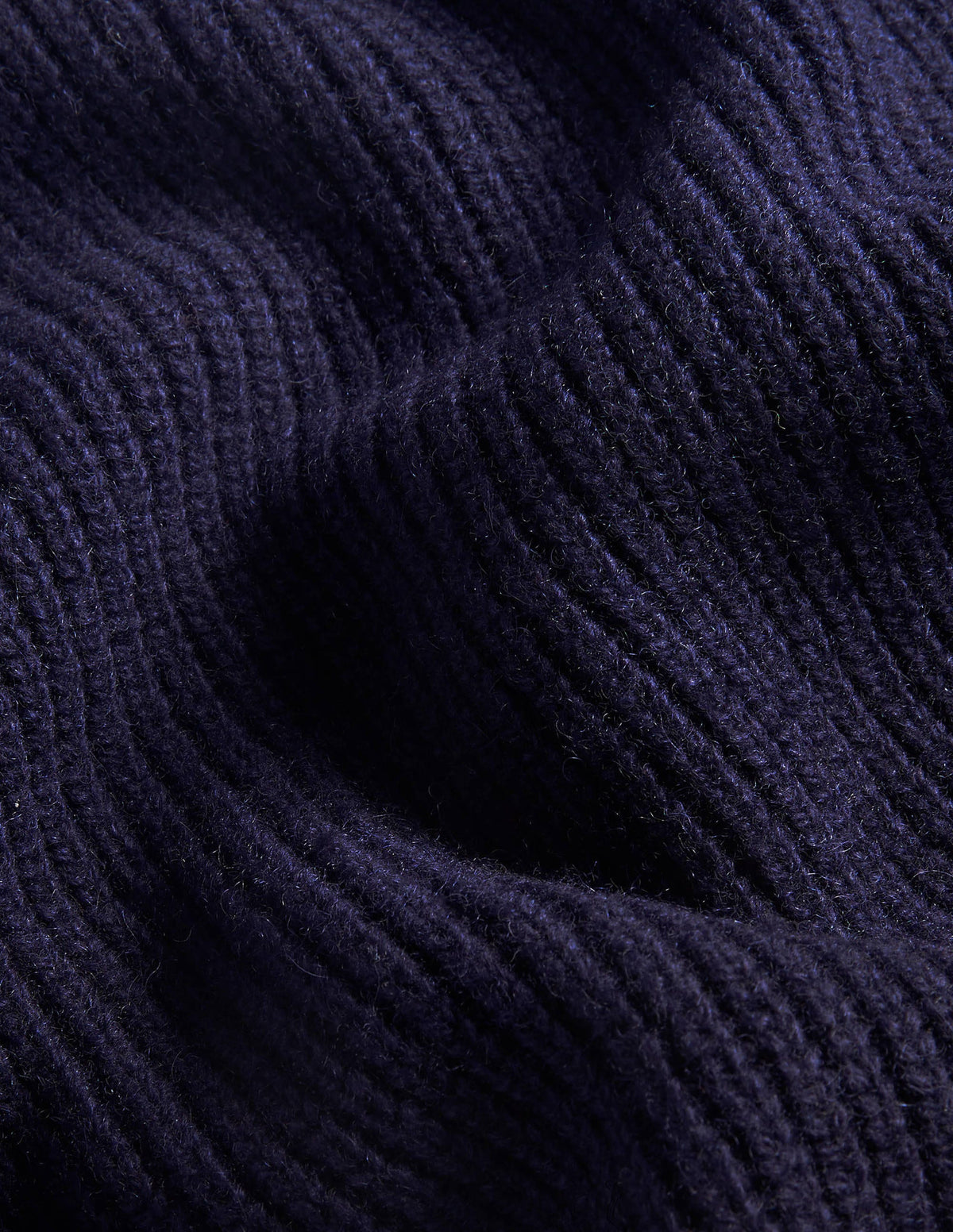 Relaxed Rib Sleeveless Jumper-Navy - Image 7