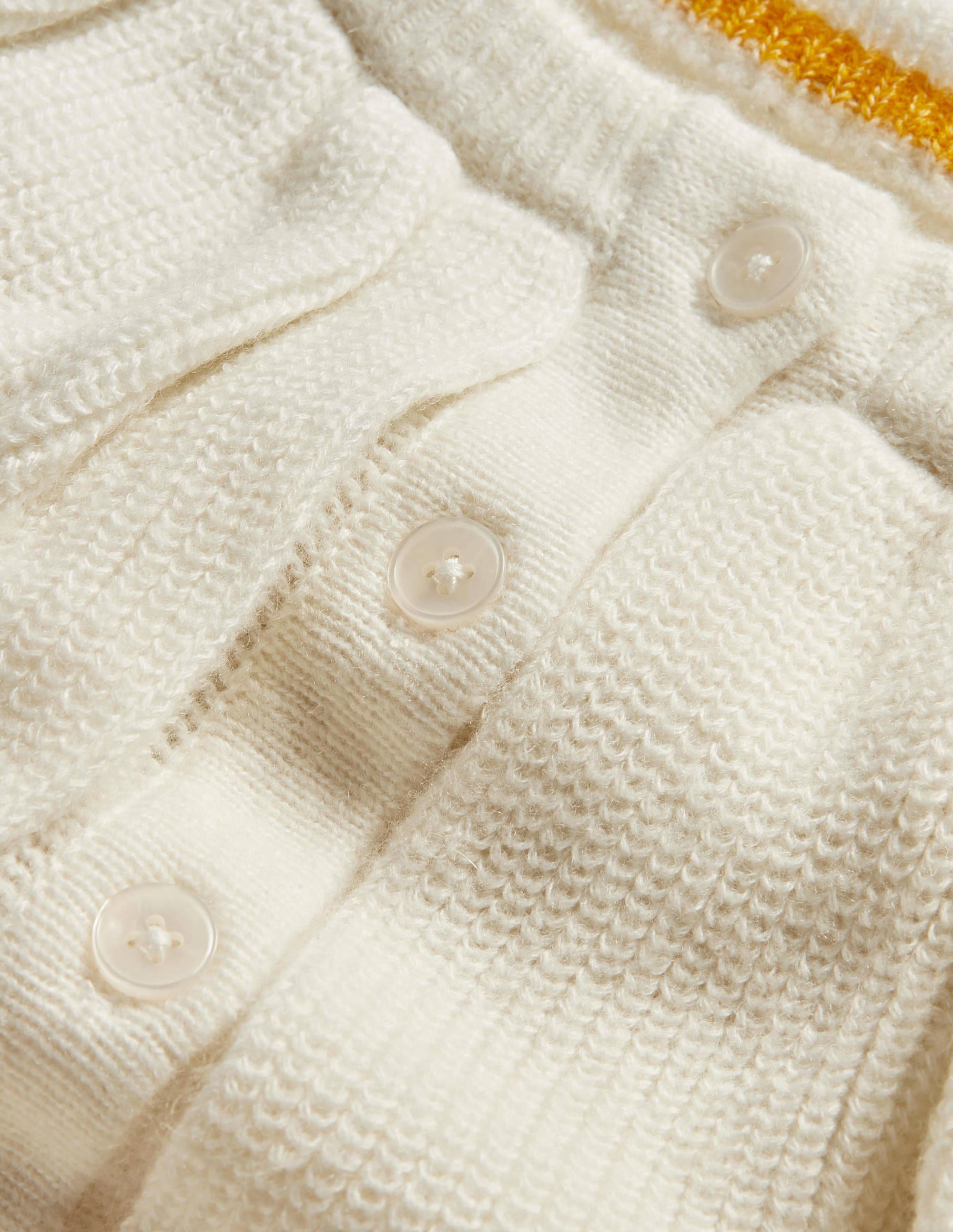 Fluffy Frill Collar Jumper-Ivory - Image 6