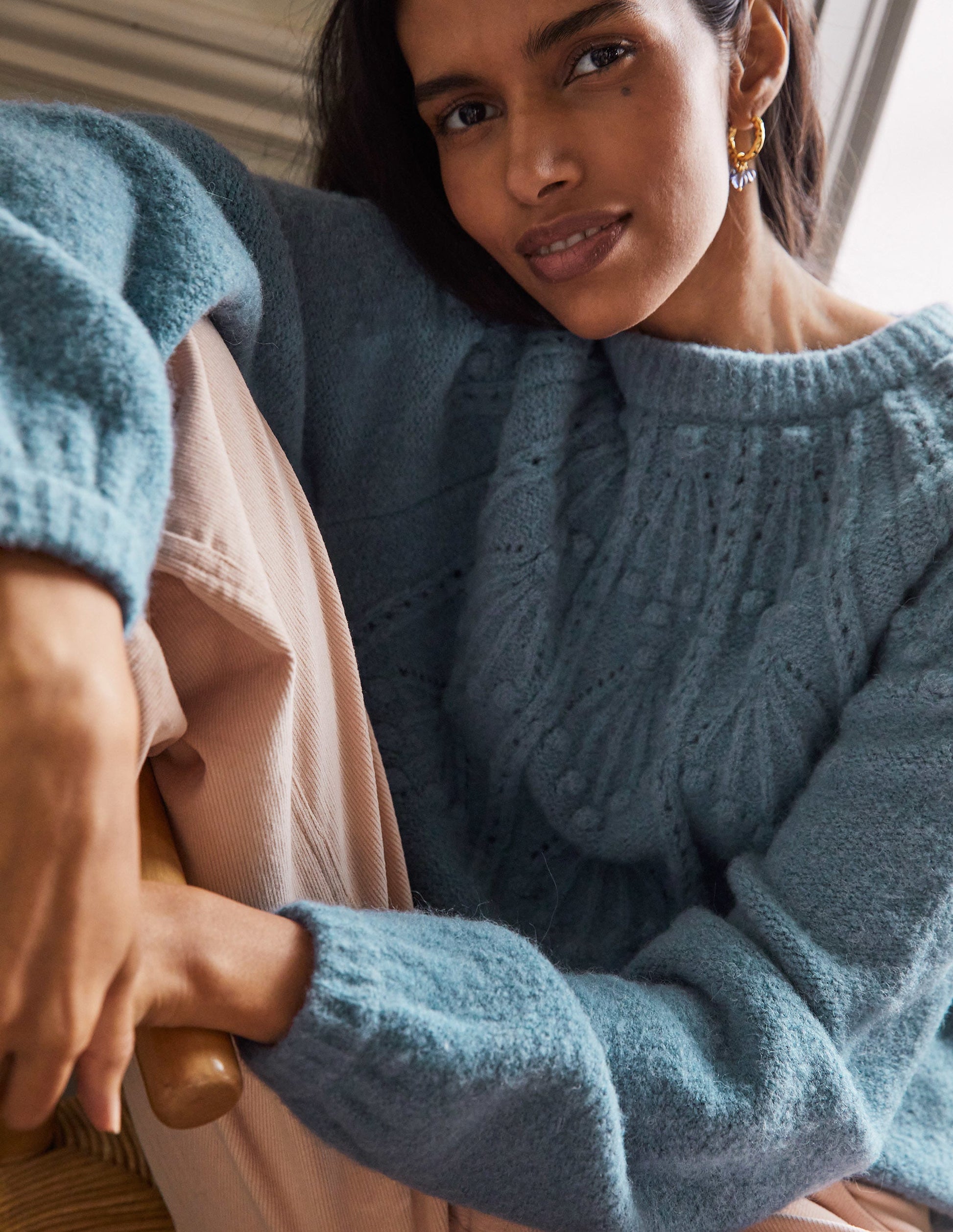 Relaxed Cable Jumper-Airforce-2