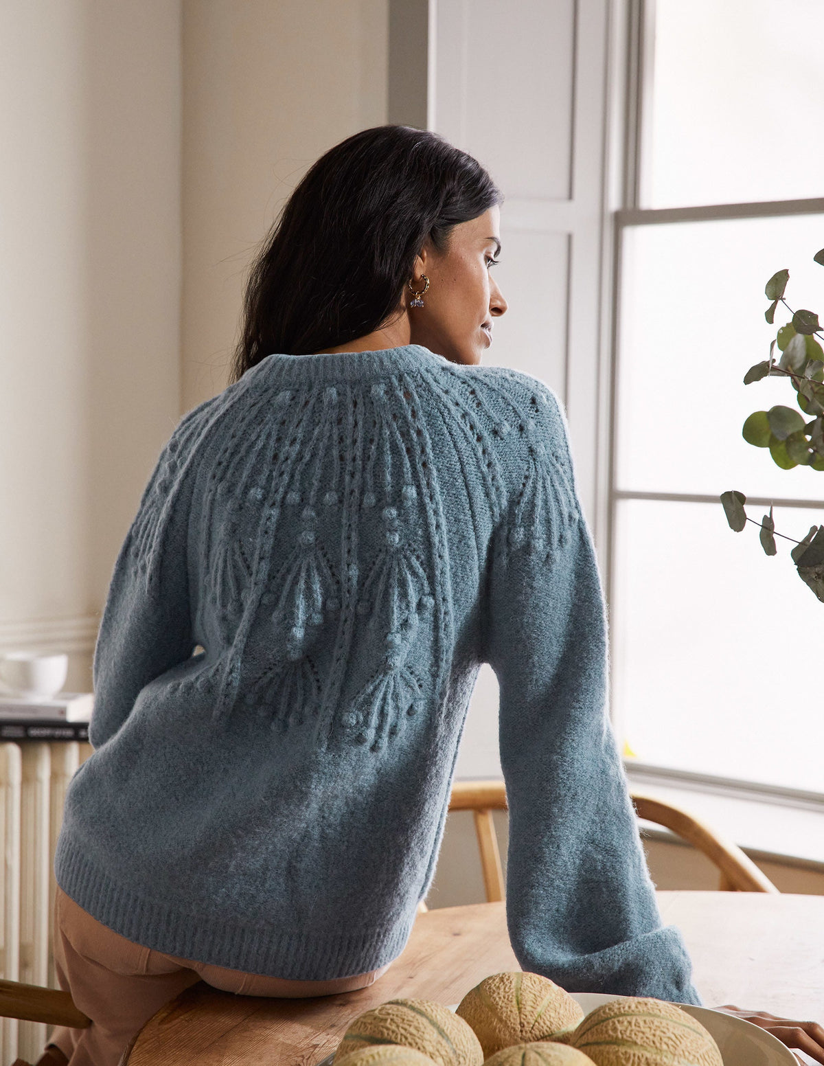 Relaxed Cable Jumper-Airforce-3
