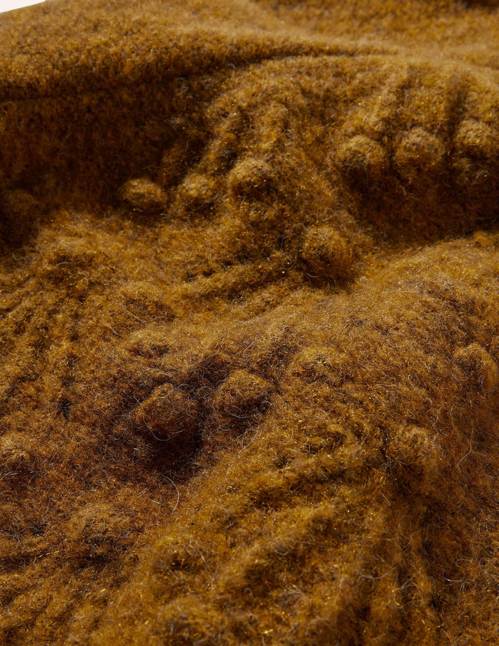 Relaxed Cable Cardigan-Moss Brown - Image 5