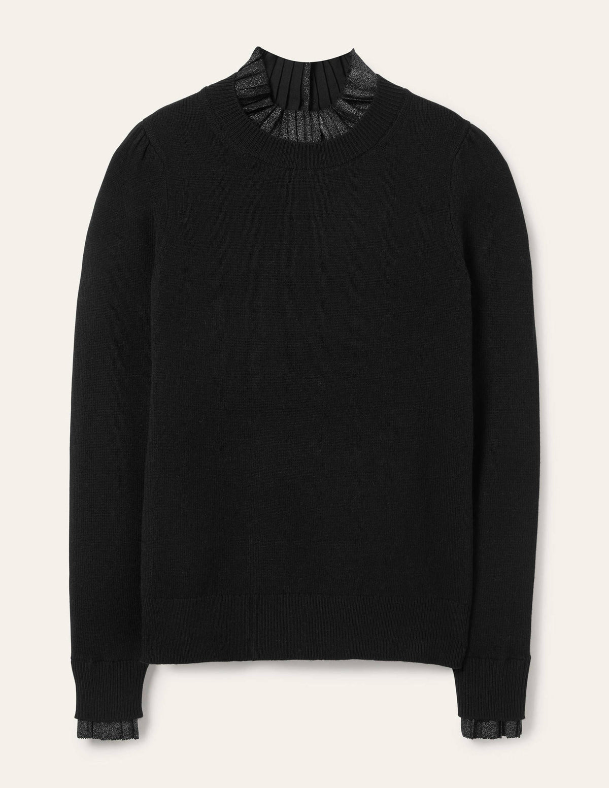 Felicity Embellished Jumper-Black Metallic - Image 6
