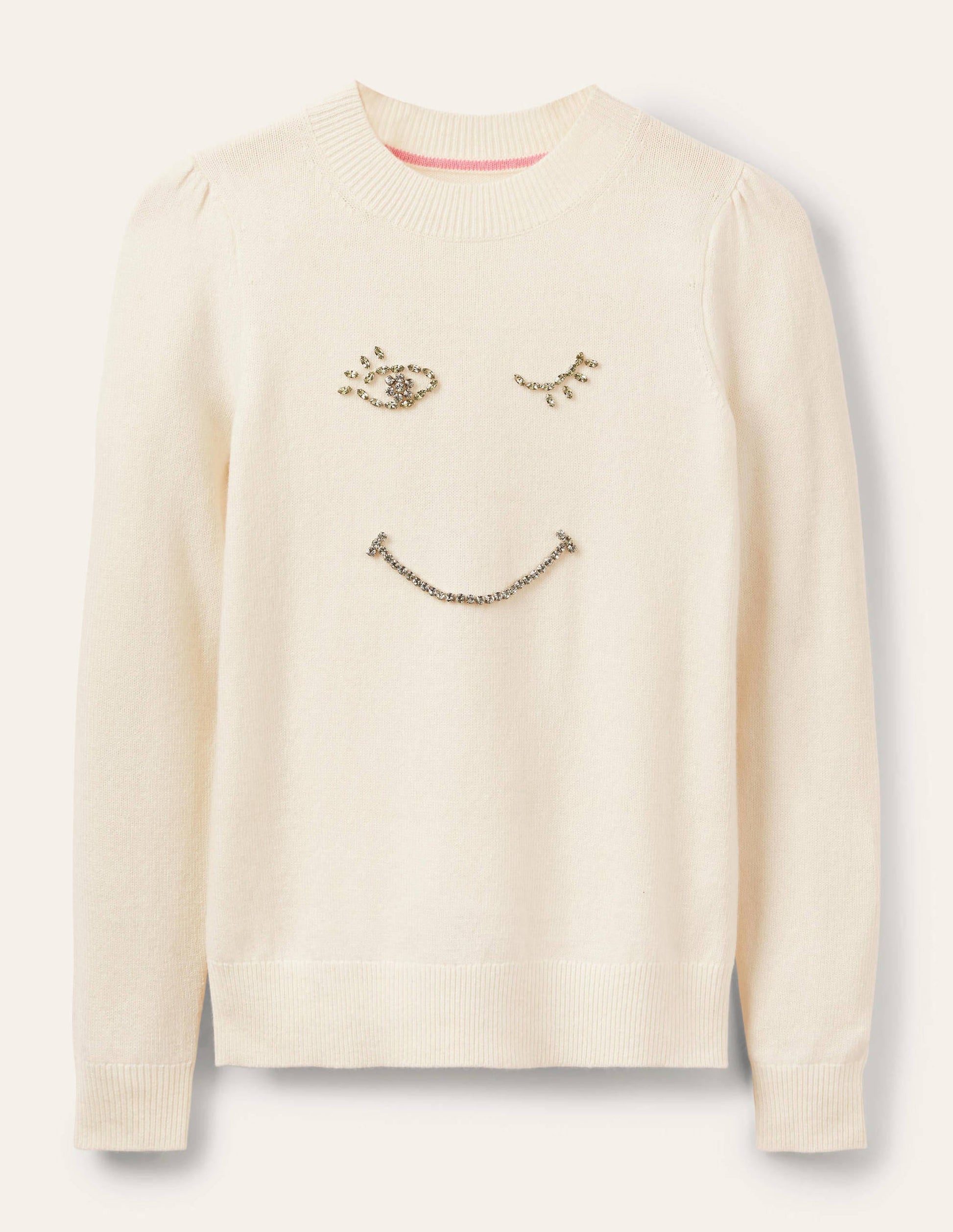 Felicity Embellished Jumper-Ivory-6