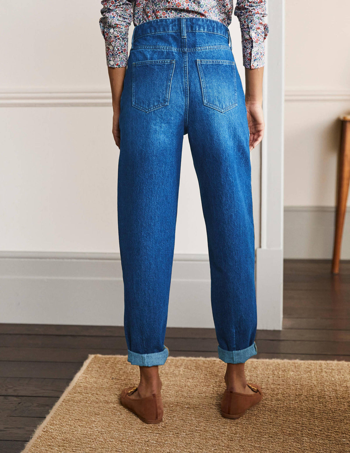 Balloon Leg Jeans-Dark Vintage - Image 3
