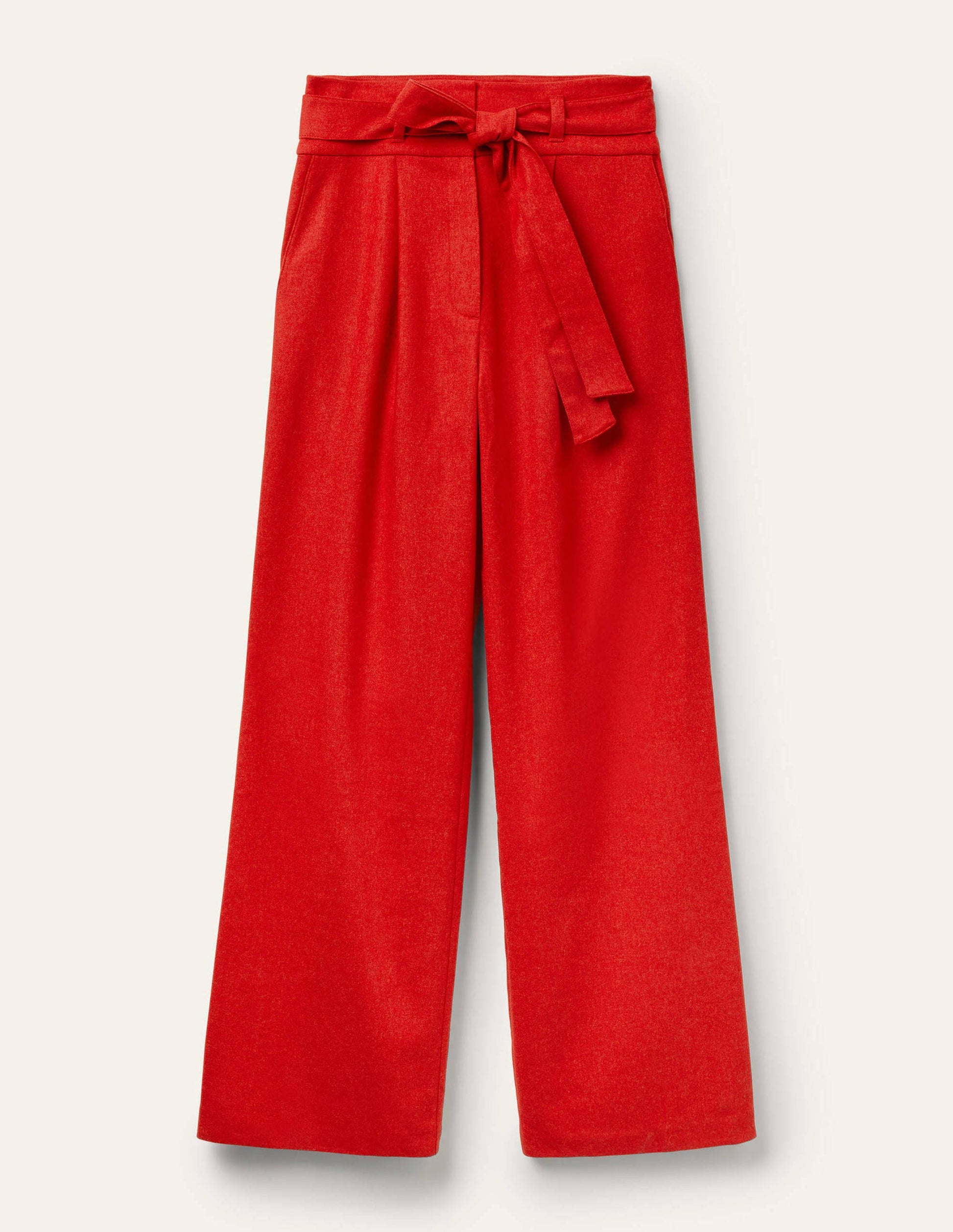 Tie Waist Wide Leg Trousers-Poppadew-6