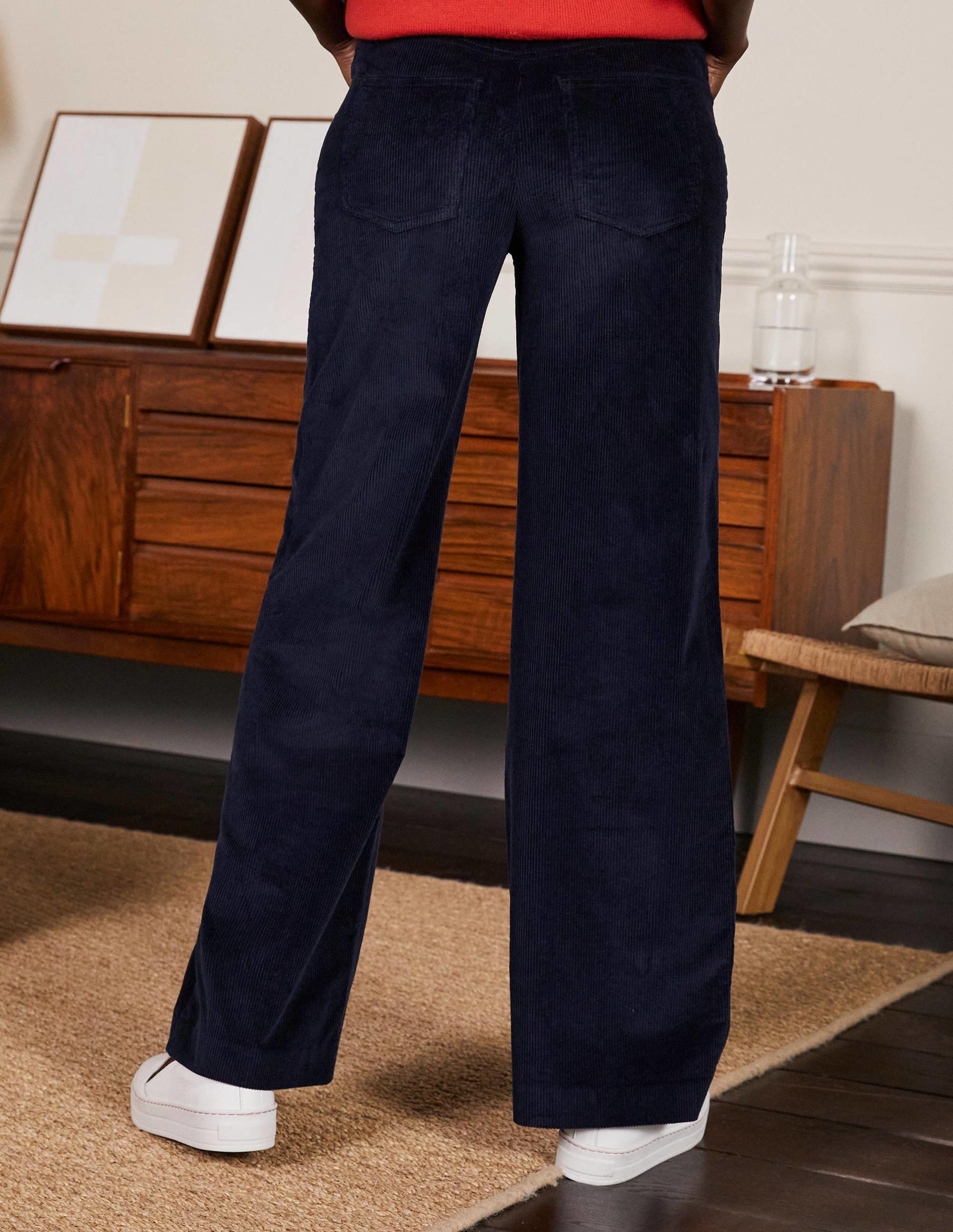 Alexia Cord Trousers-Navy-3