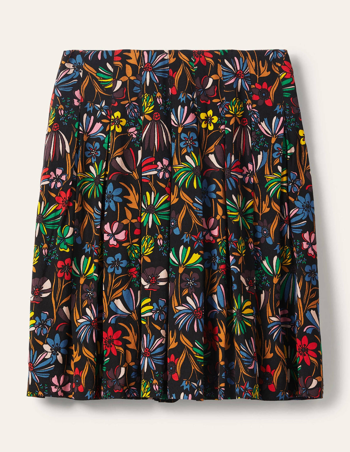 Victoria Pleated Skirt-Black, Wild Dandelion - Image 5