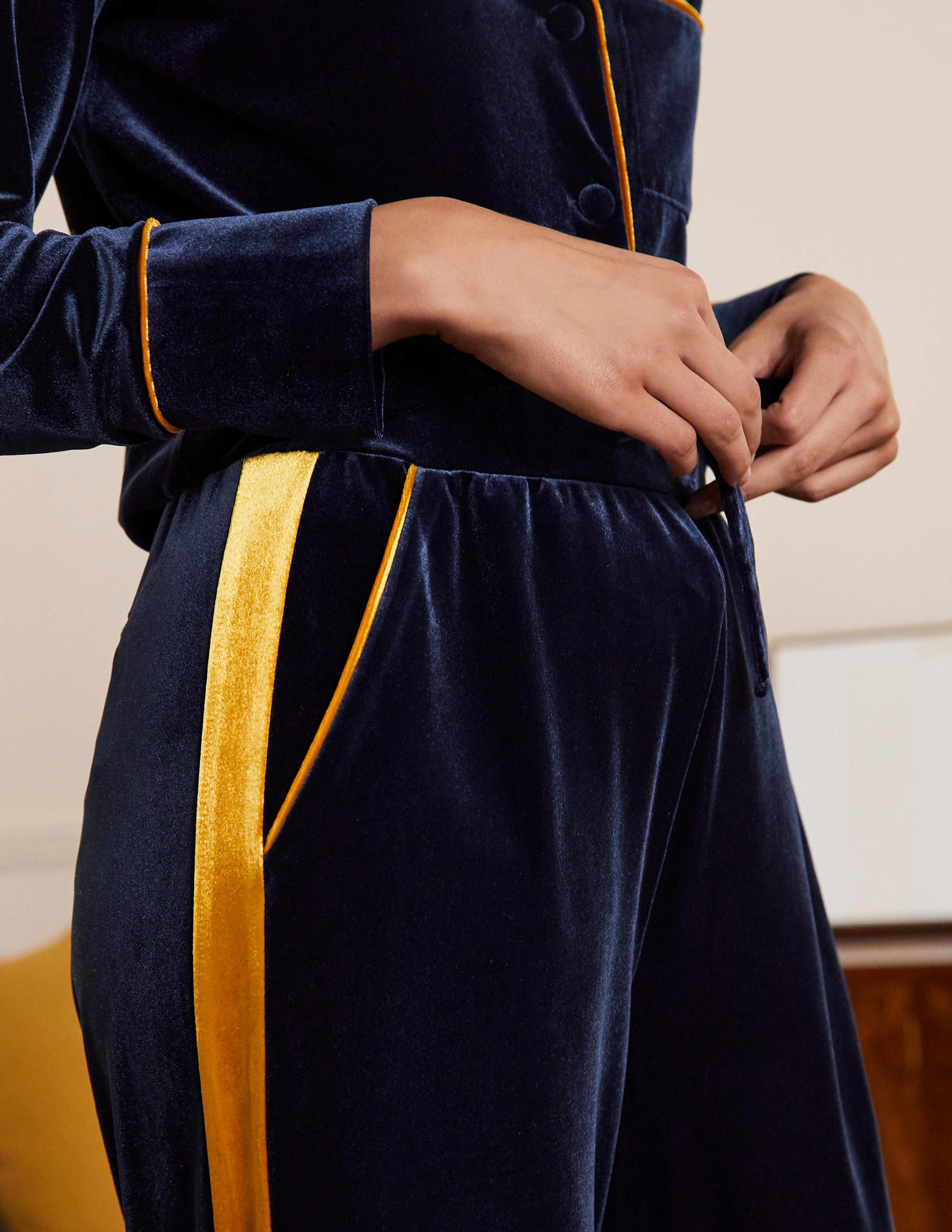 Zena Trousers-Navy - Image 2