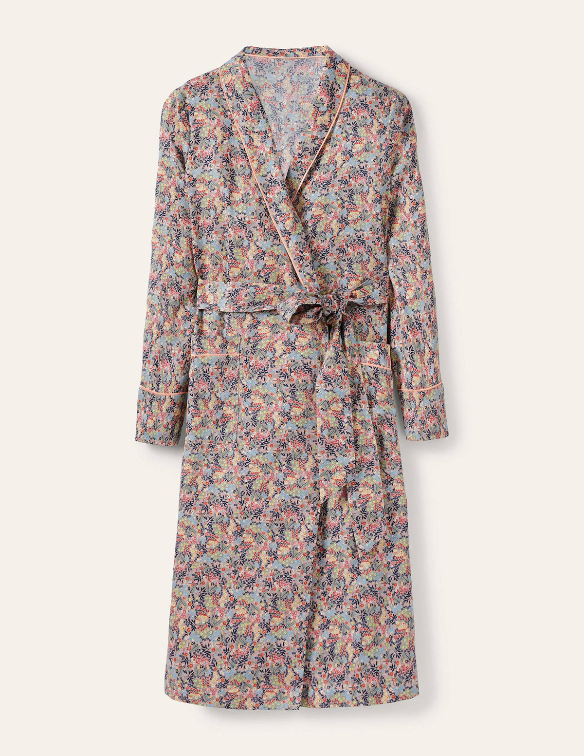 Cotton Dressing Gown-Milkshake, Enchanting Forest - Image 5