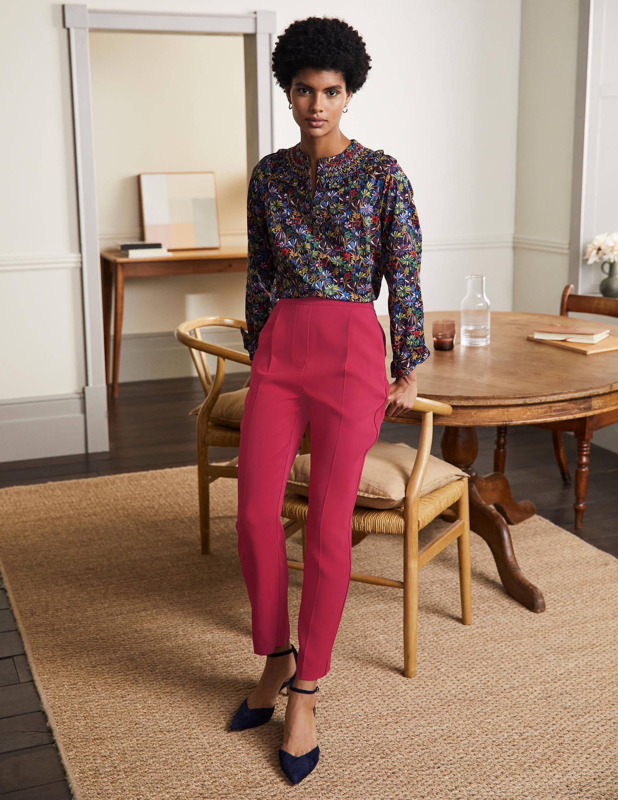 Albemarle Pull On Trousers-Pom Pom - Image 1