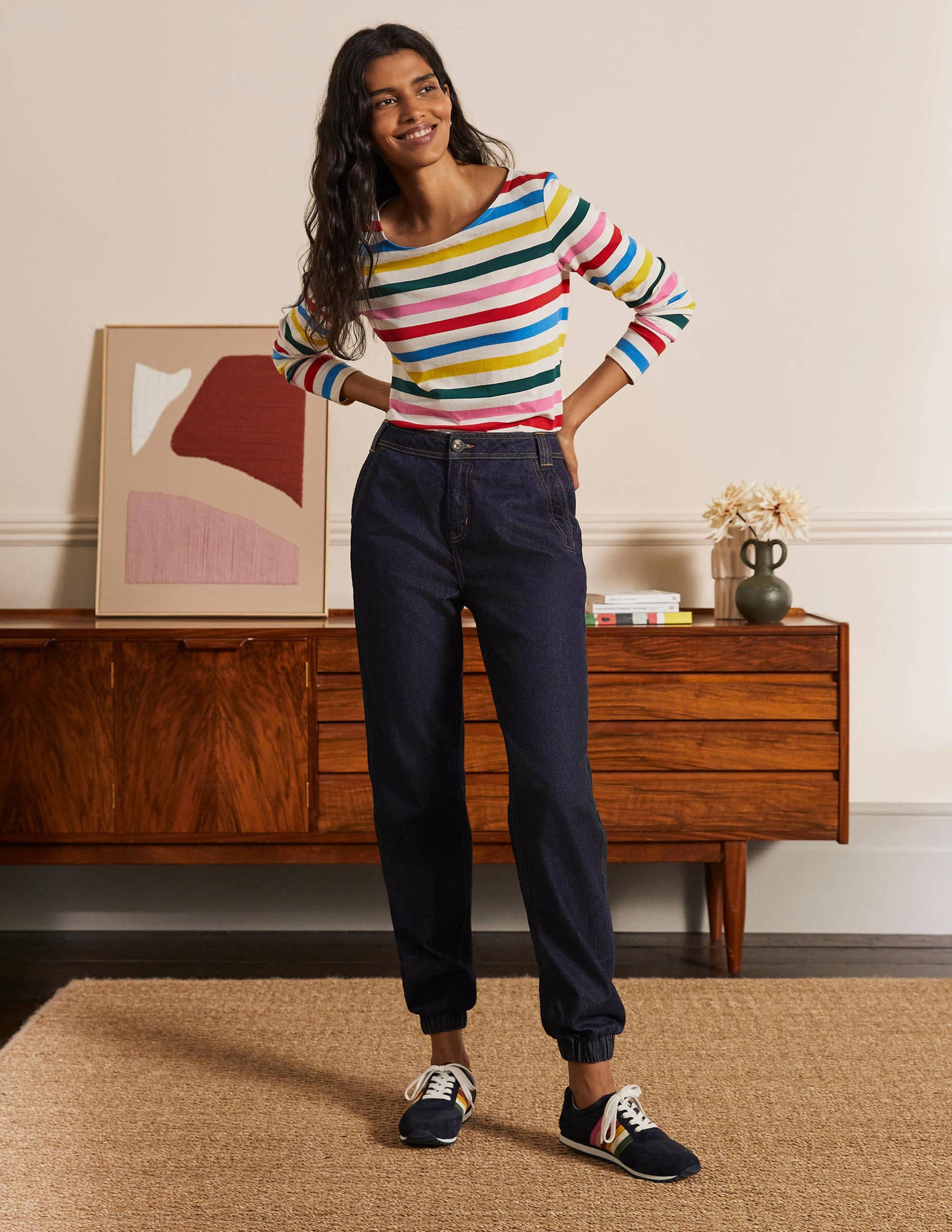 Gowrie Trousers-Indigo-1
