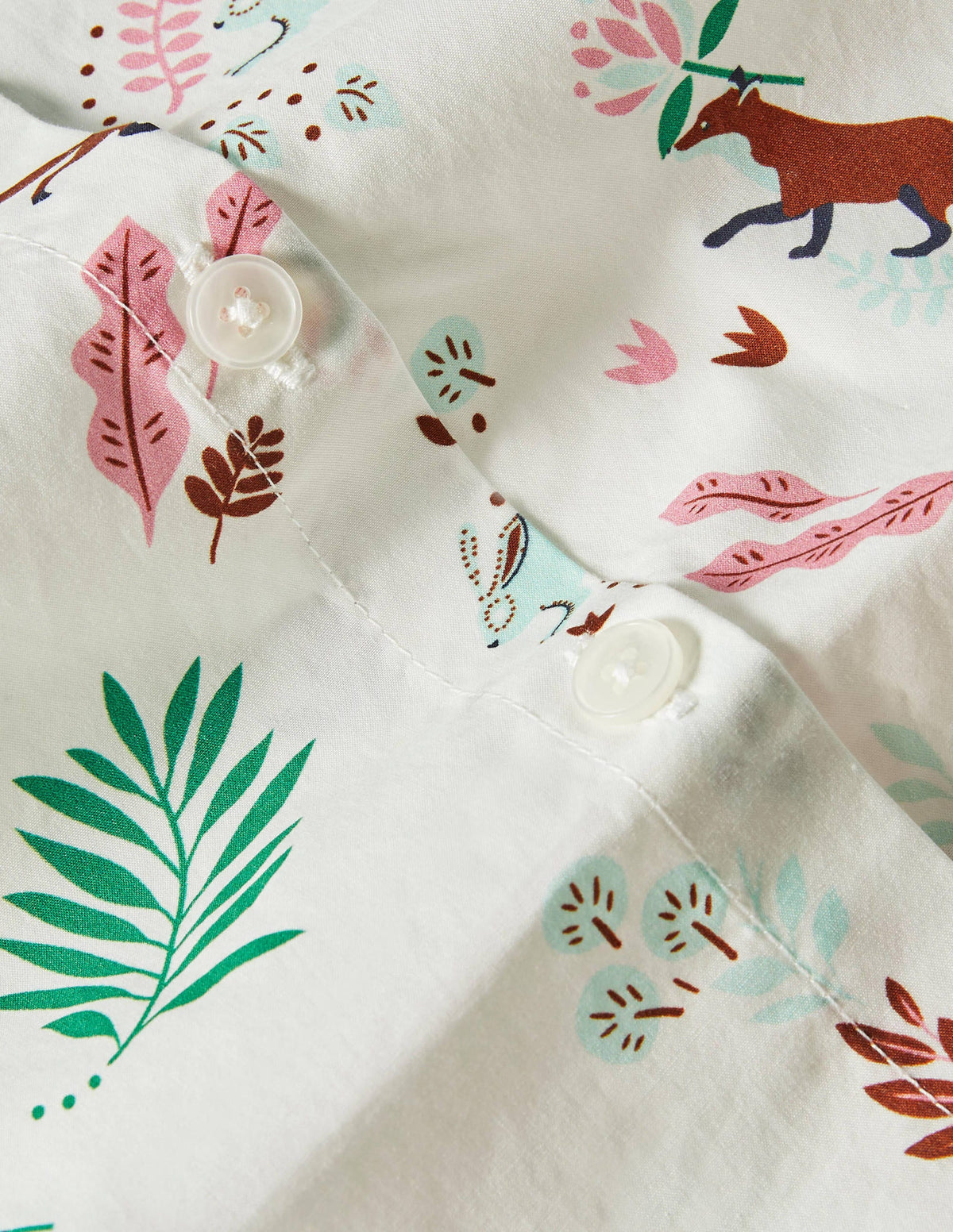 The Cotton Shirt-Ivory, Fox Forest - Image 5