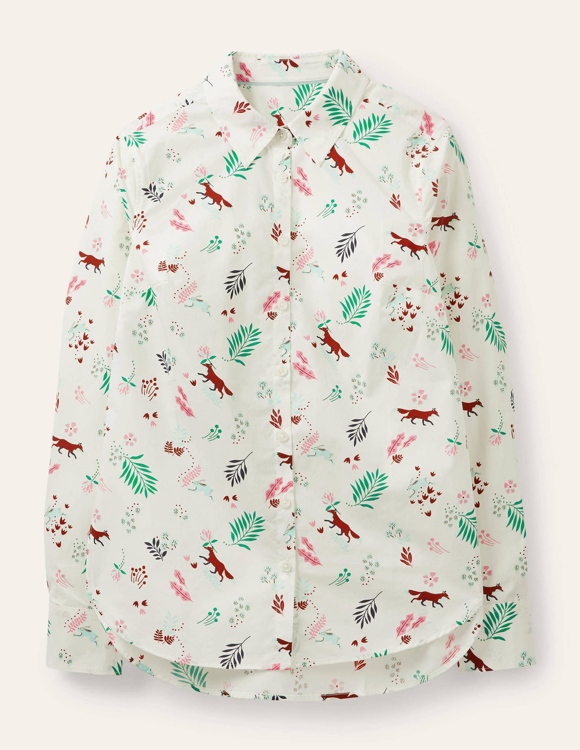 The Cotton Shirt-Ivory, Fox Forest-6