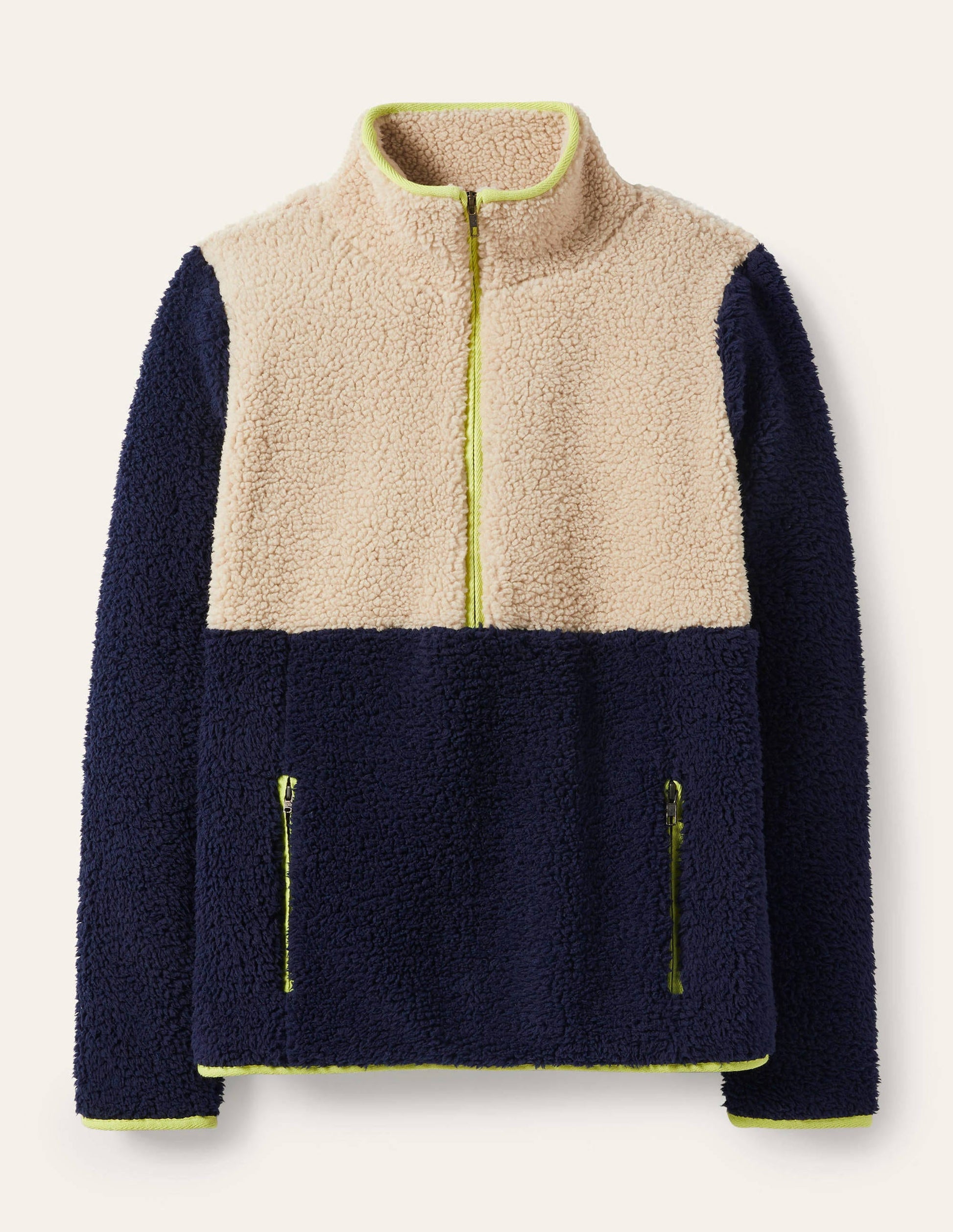Greta Fleece-Navy / Ecru-5