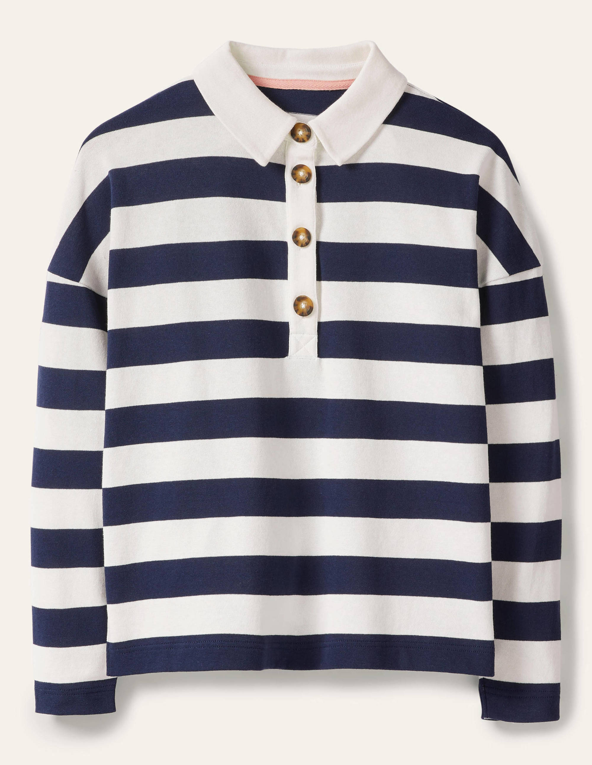 Phillipa Rugby Top-Navy/Ivory - Image 5