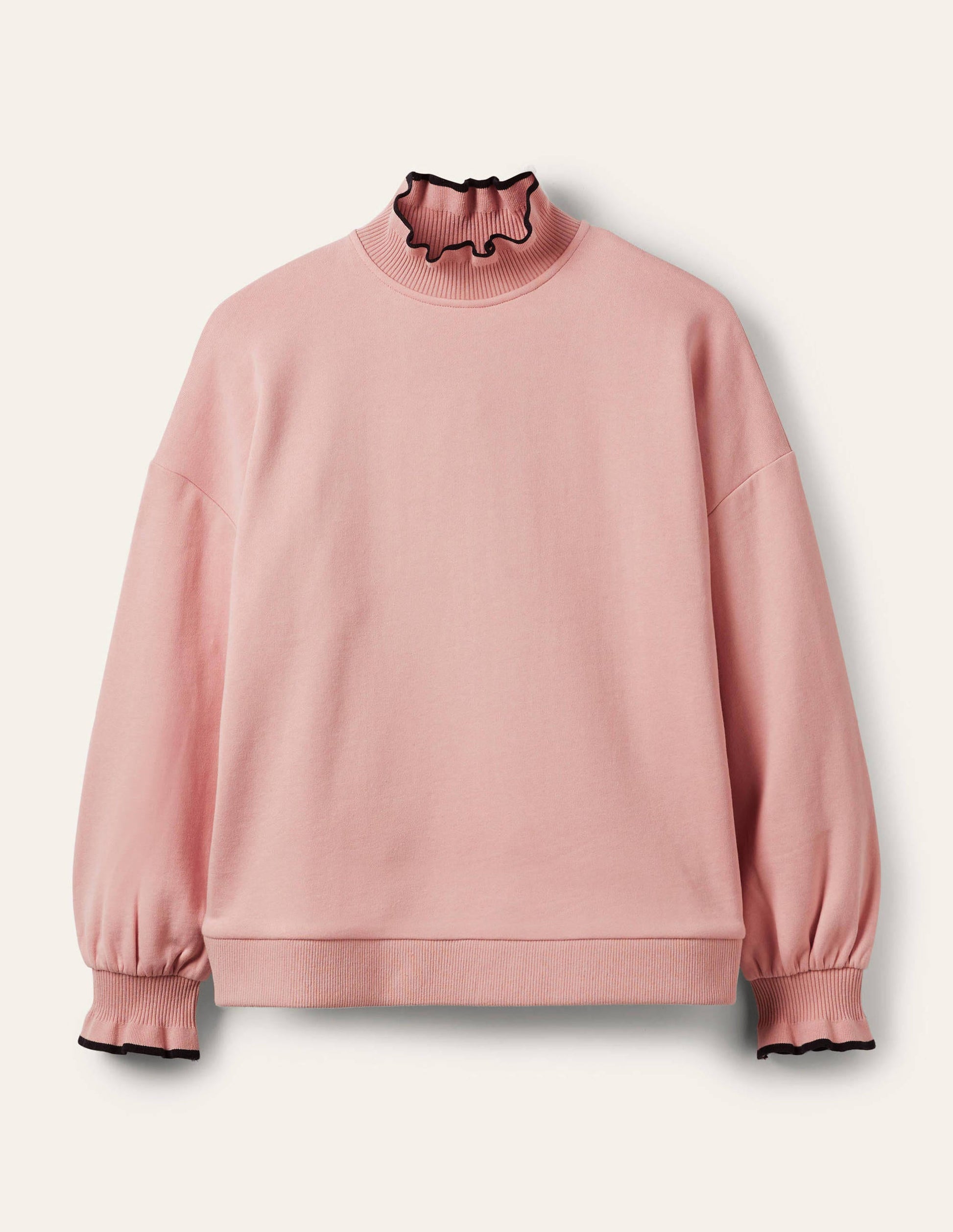 Ruffle Detail Sweatshirt-Milkshake-7