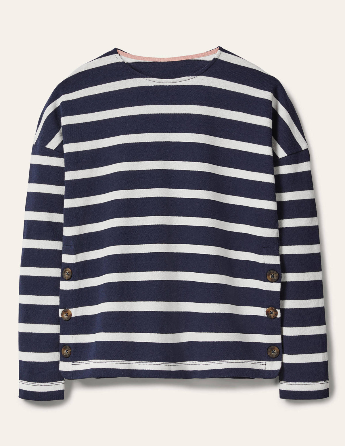 Sophie Long Sleeve Breton-Navy/Ivory-5