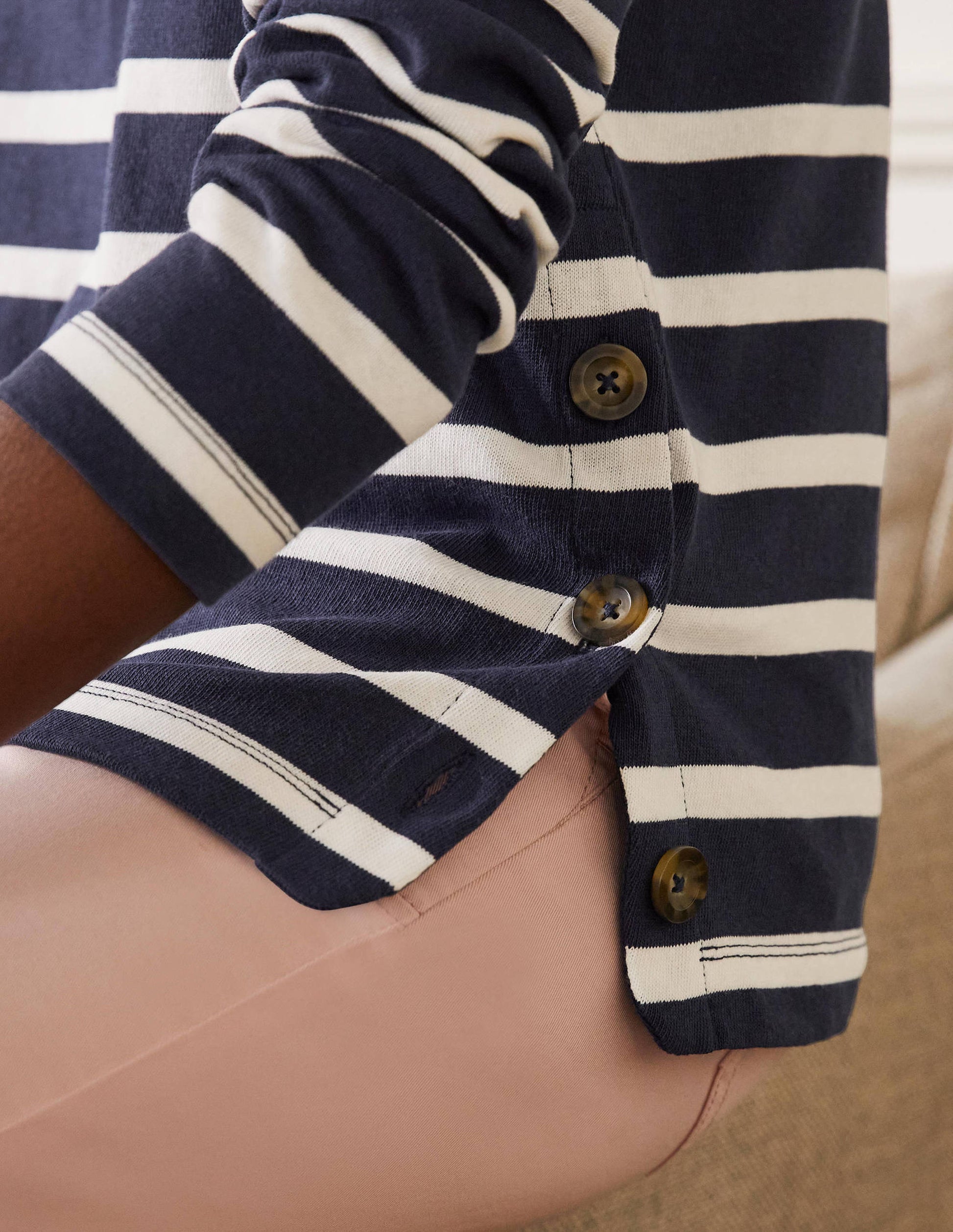 Sophie Long Sleeve Breton-Navy/Ivory-1