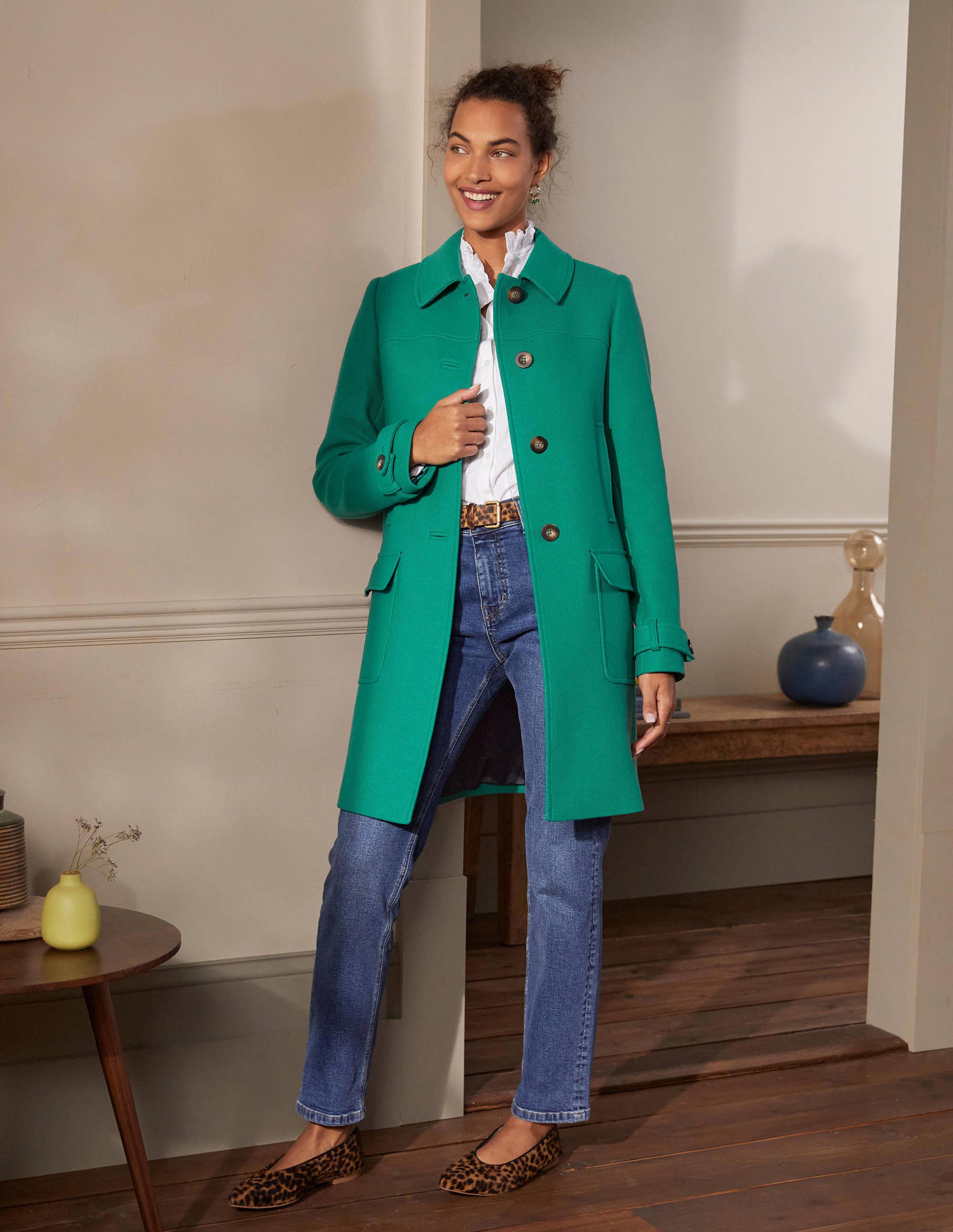 Durham Wool Blend Coat-Wild Meadow - Image 4